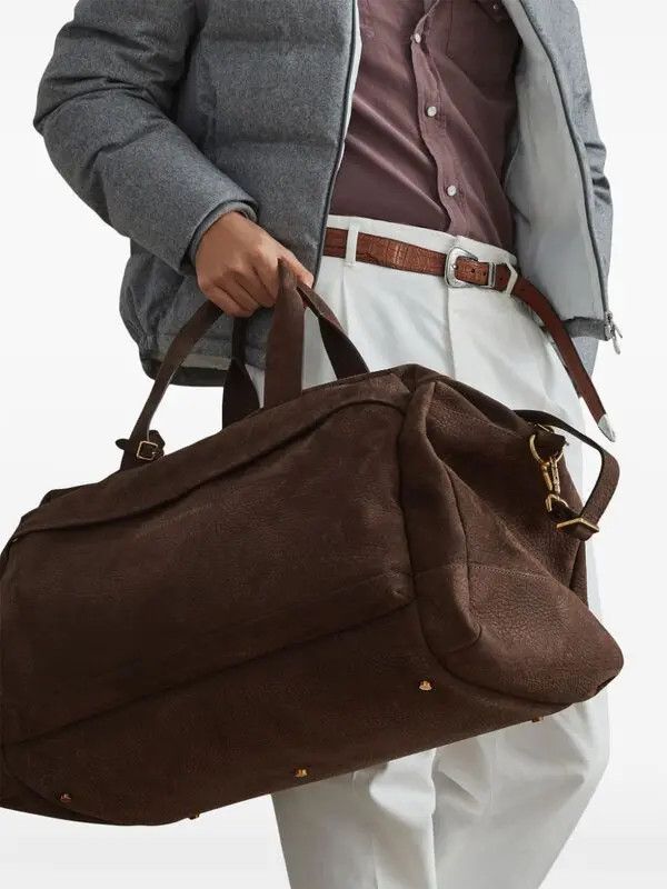 Brunello Cucinelli o1w1db11025 Size: OS/ Leather Handbag in Brown Size ONE SIZE - 5 Thumbnail