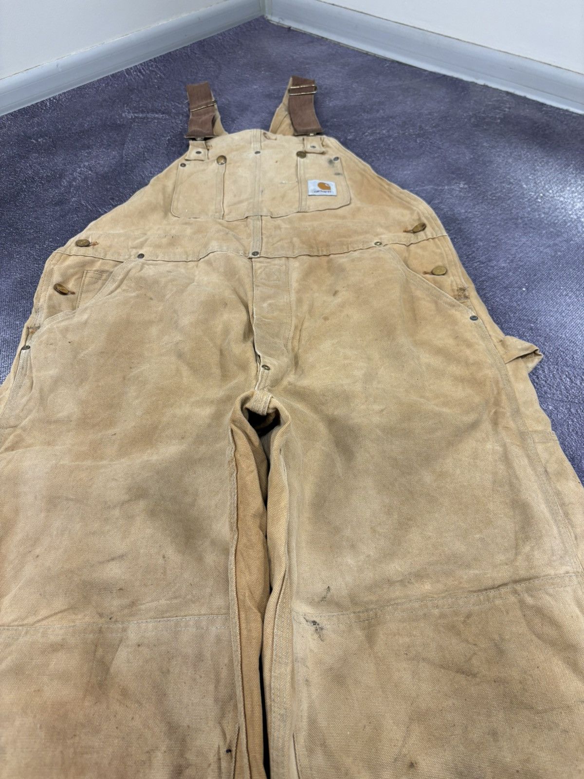 Carhartt Vintage Carhartt Double Knee Work USA Made 90s Hype Overall Size US 38 / EU 54 - 6 Thumbnail