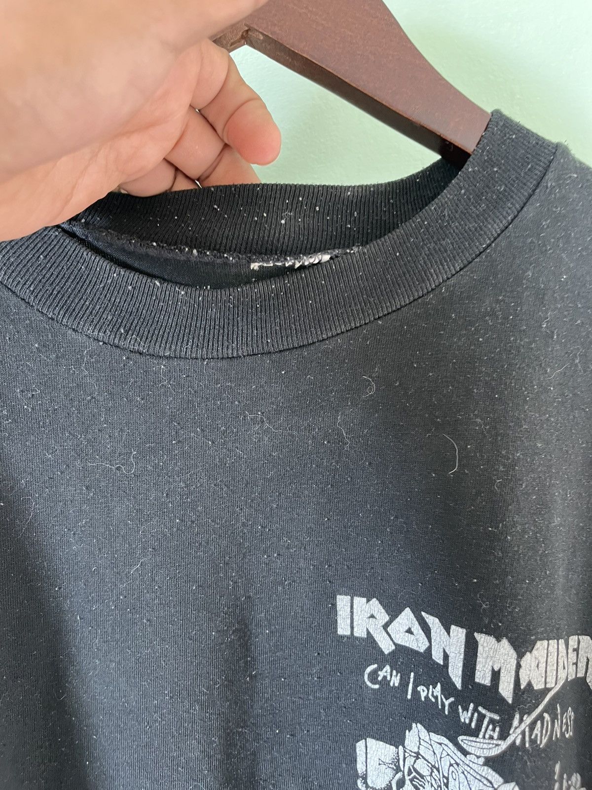 Iron Maiden 1990 Iron Mayden mexican bootleg Size US XL / EU 56 / 4 - 3 Thumbnail