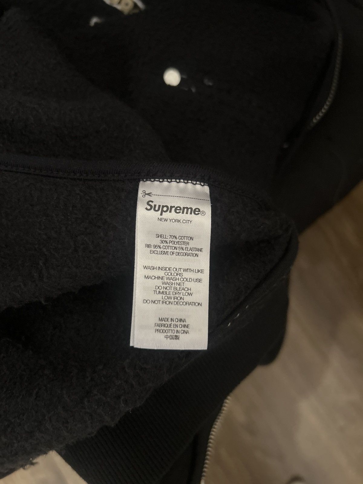 Supreme × True Religion Supreme True Religion Zip Up (FW25) Black Small Size US S / EU 44-46 / 1 - 6 Thumbnail