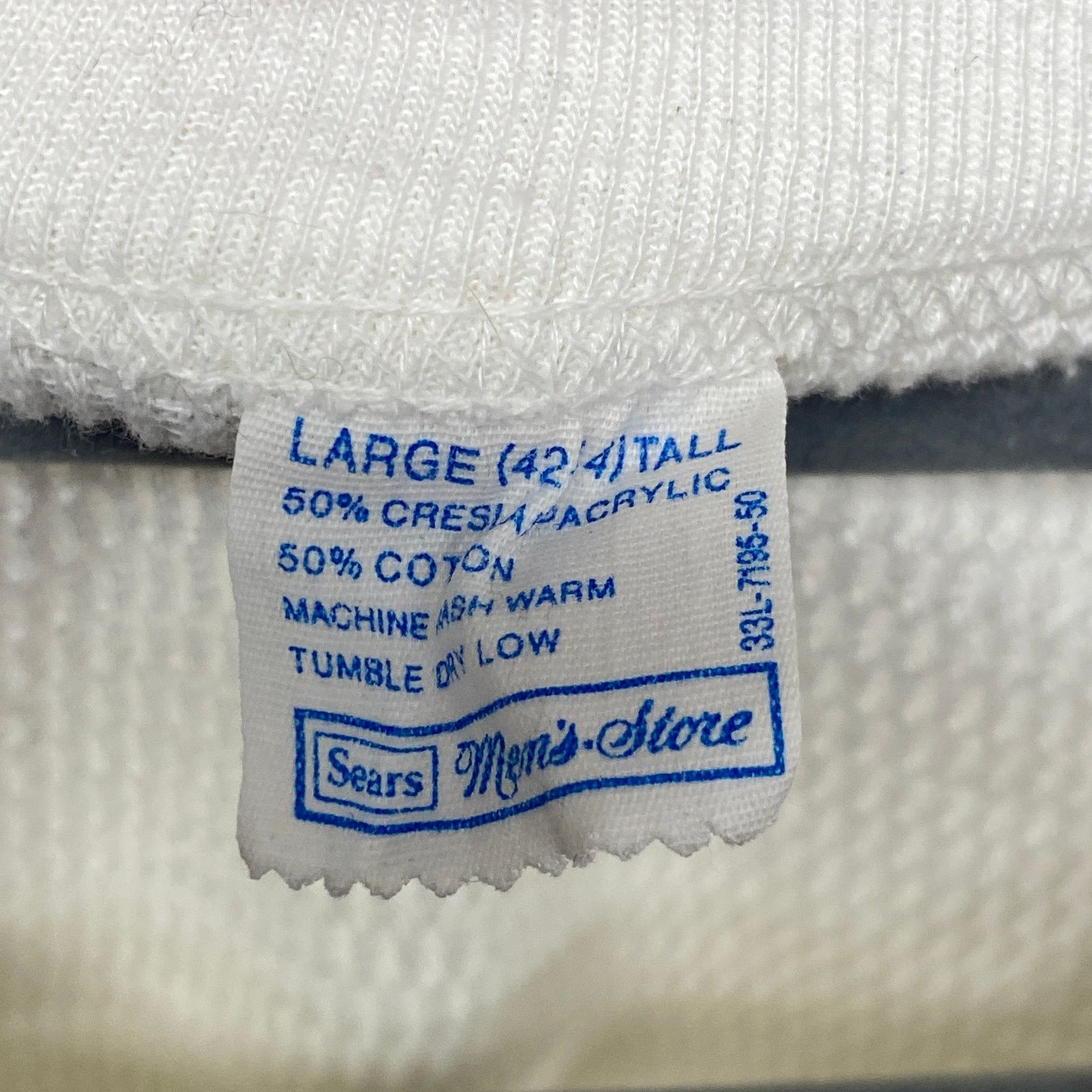 Sears Vintage Sears Mens Size L Thermal Long Sleeve Pajama Shirt Size US L / EU 52-54 / 3 - 3 Thumbnail