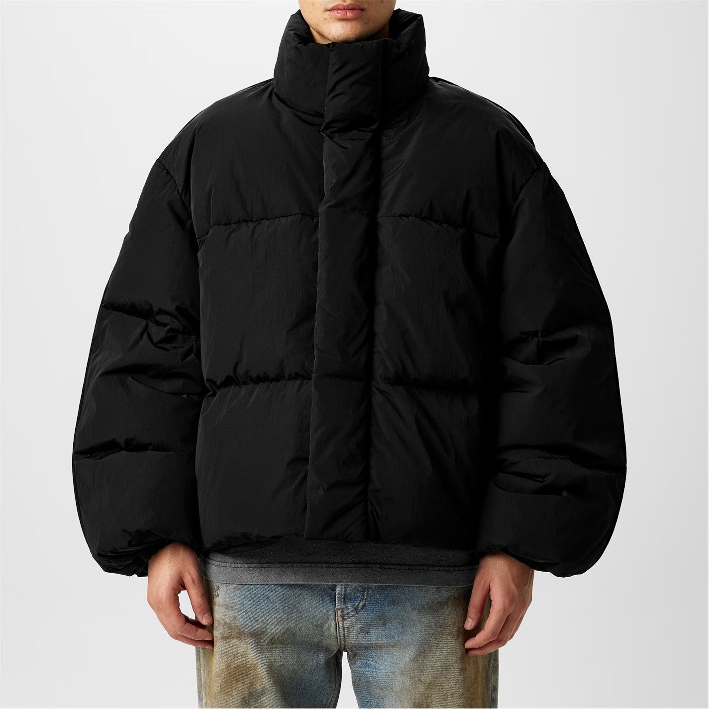 Acne Studios o1g2r1mq0825 Odiset Down Jacket in Black Size US L / EU 52-54 / 3 - 6 Thumbnail