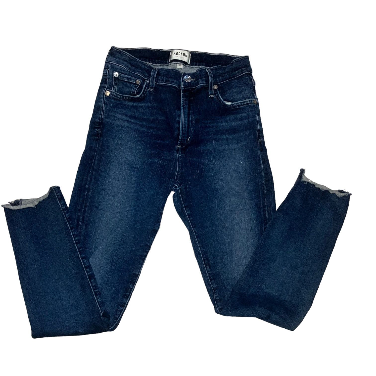 Agolde Sophie Cropped Medium Wash high rise Jean-28