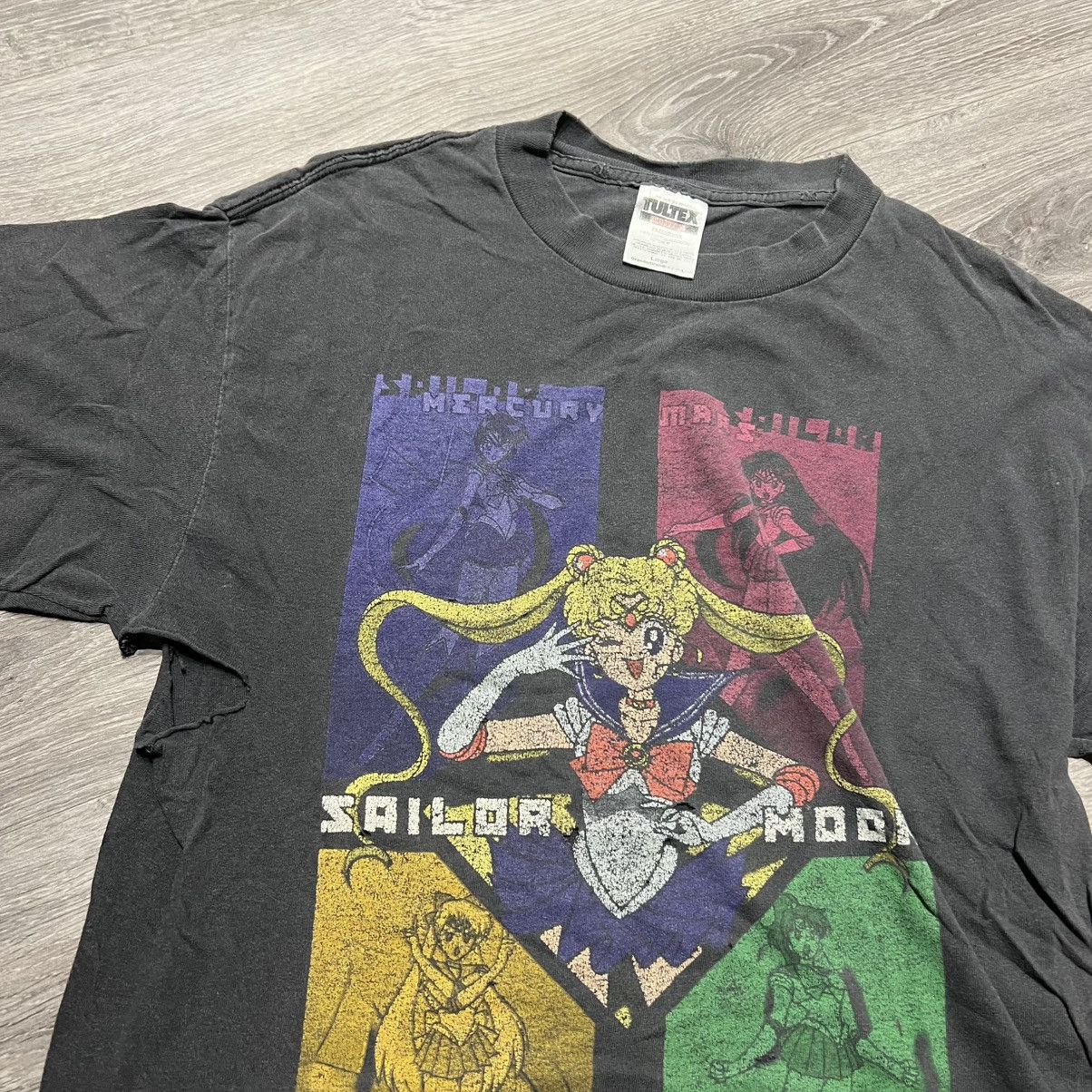 Vintage Vintage sailor moon 1998 T shirt rare distressed Size US L / EU 52-54 / 3 - 3 Thumbnail