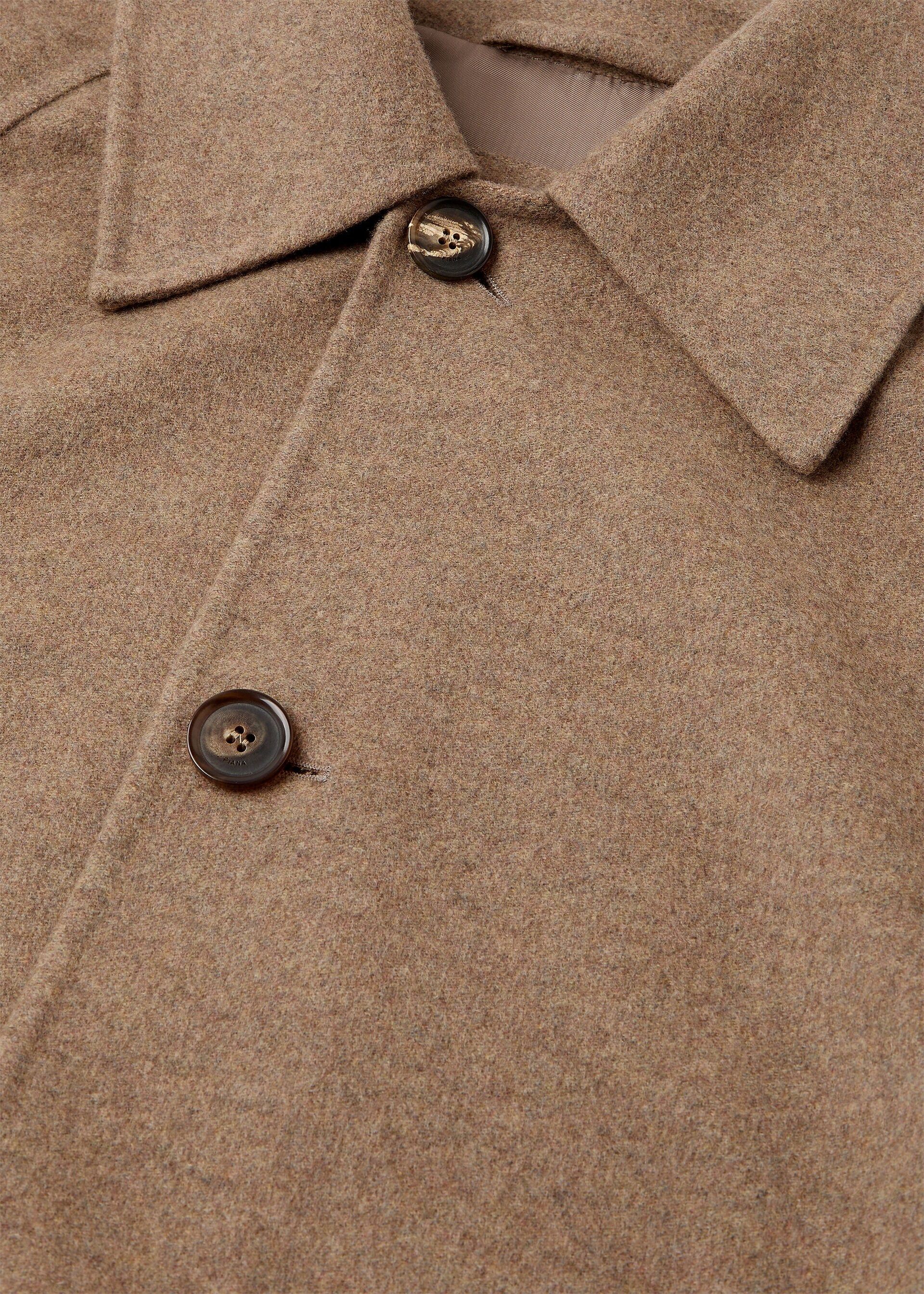 Loro Piana os11x0226 FAQ5706 Owen Coat in Licorice Root Melange Size US S / EU 44-46 / 1 - 7 Thumbnail