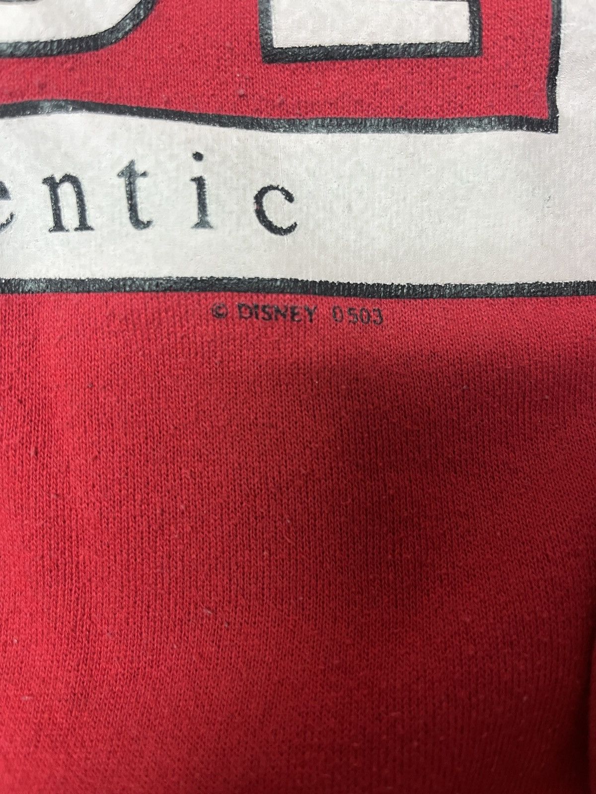 Disney × Vintage Vintage Mickey Mouse Sweatshirt Red Size US XL / EU 56 / 4 - 2 Thumbnail