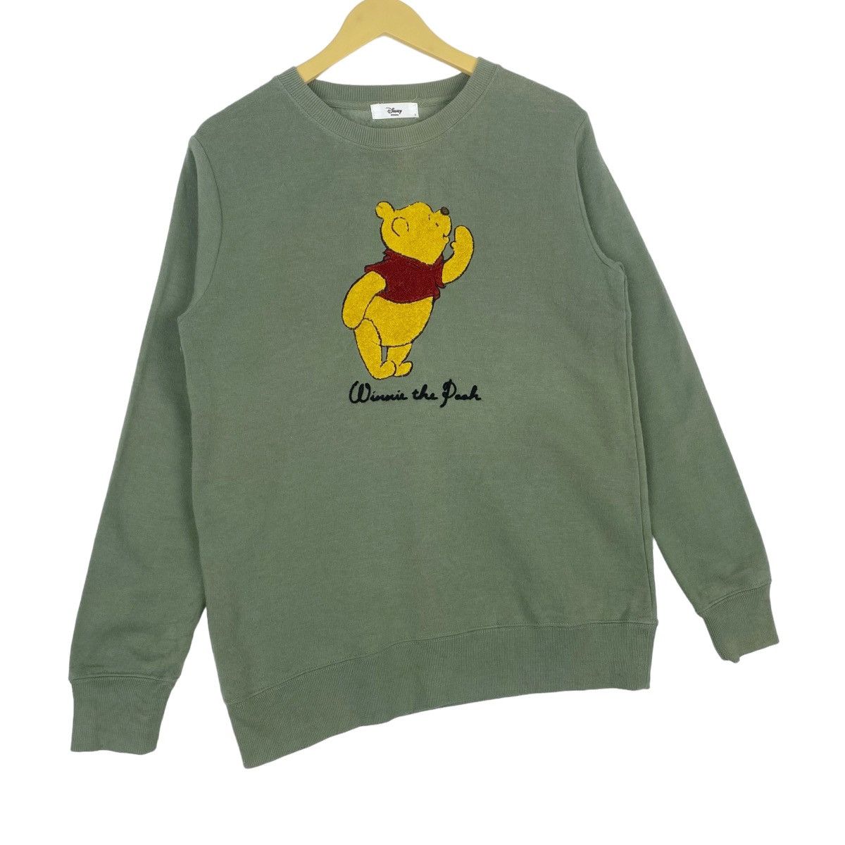 Disney Winnie The Pooh Sweatshirt Green Crewneck Pullover Jumper Size US S / EU 44-46 / 1 - 4 Thumbnail