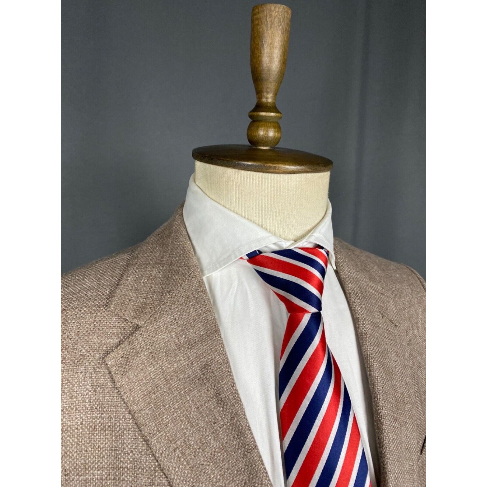 Ermenegildo Zegna MINT! Zegna RECENT Men's Brown Linen Wool Silk Blazer Sportc Size 50R - 6 Thumbnail