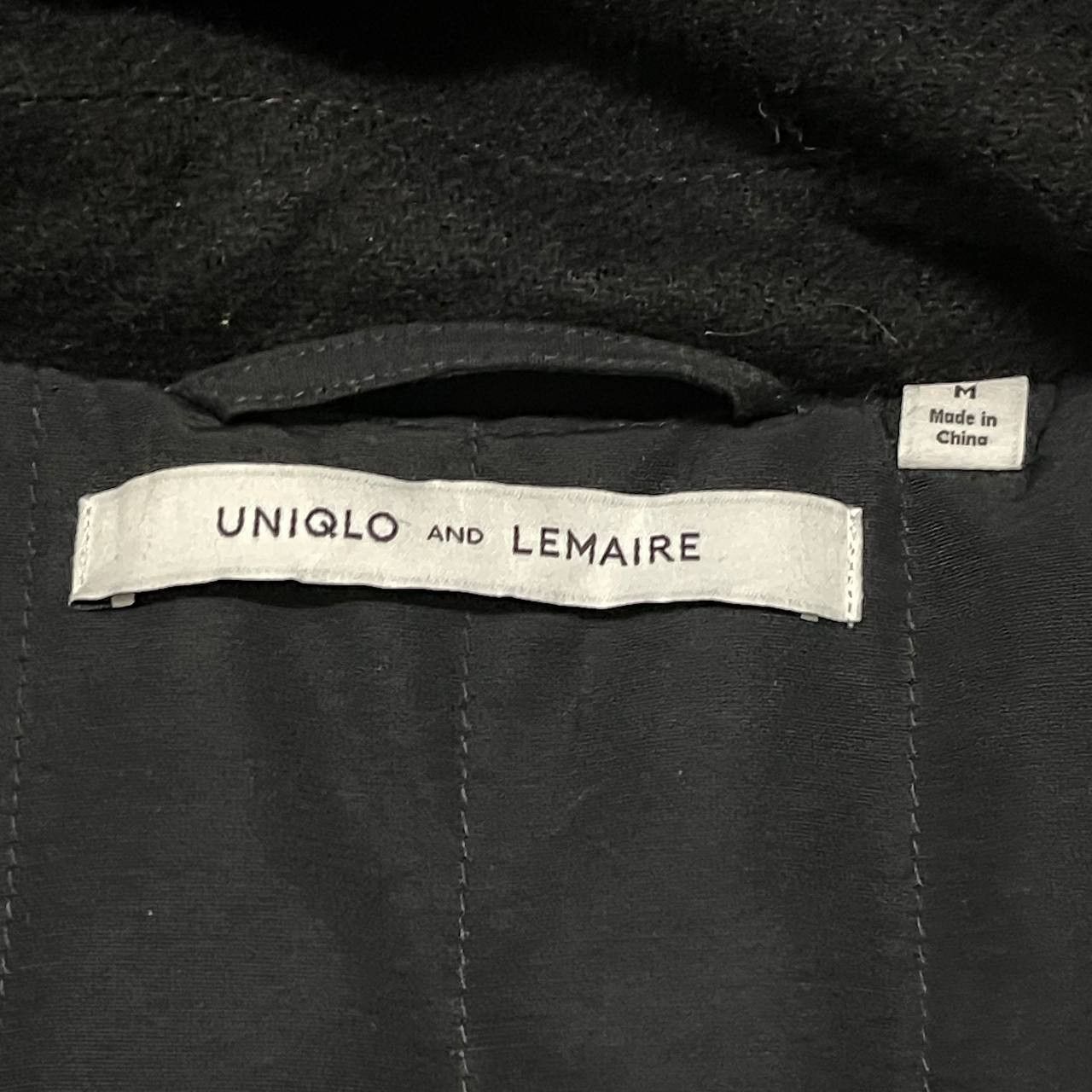 Lemaire × Uniqlo Uniqlo and Lemaire Wool Hooded Coat Size US M / EU 48-50 / 2 - 7 Thumbnail