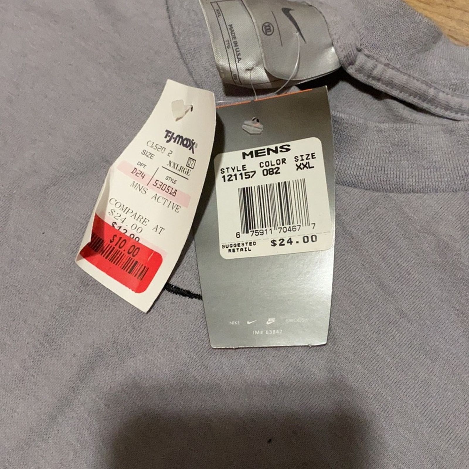 Nike 90s Nike Center Swoosh Long Sleeve Size US XXL / EU 58 / 5 - 4 Thumbnail