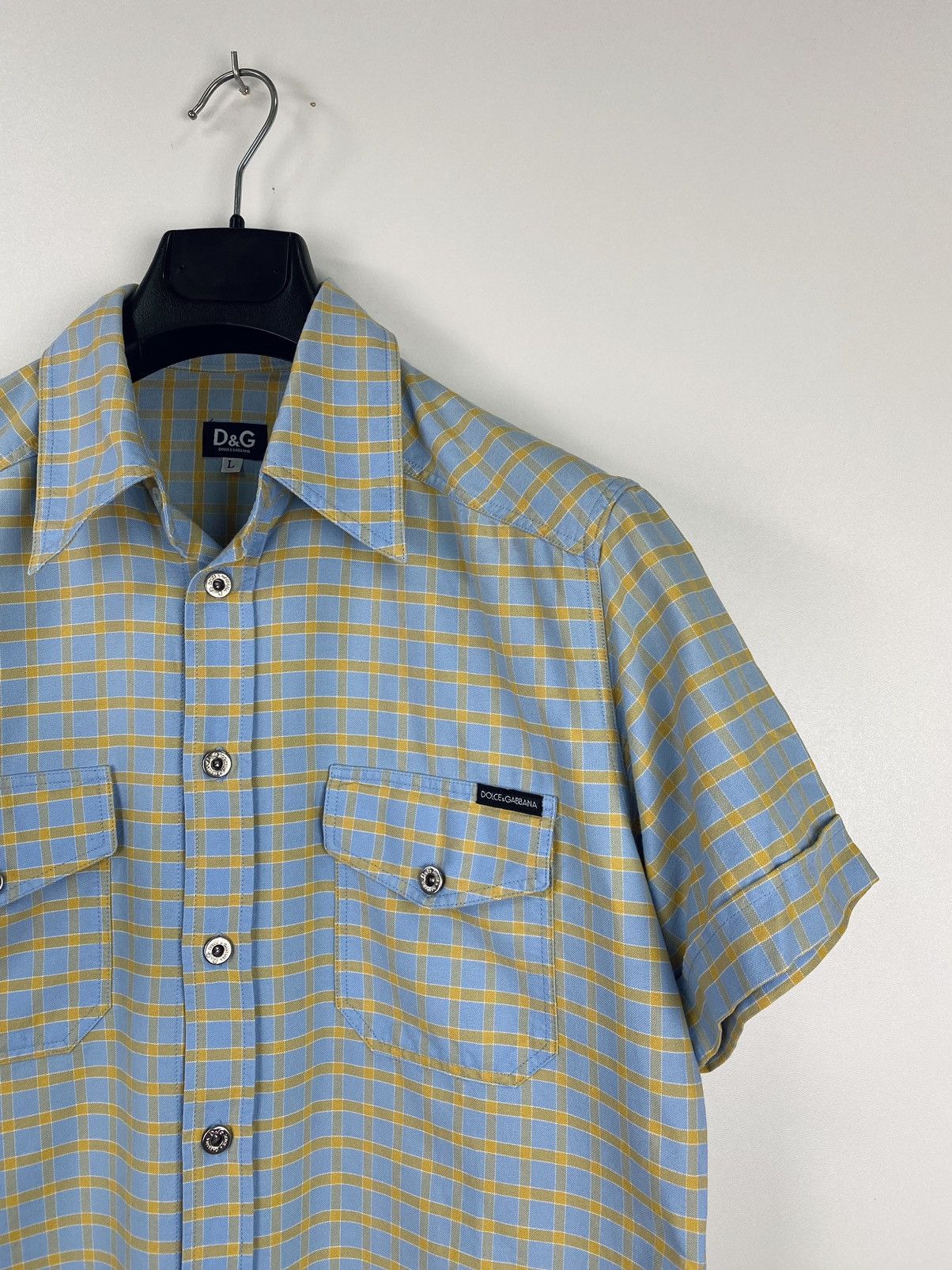 Dolce & Gabbana Flannel Shirt Button Up