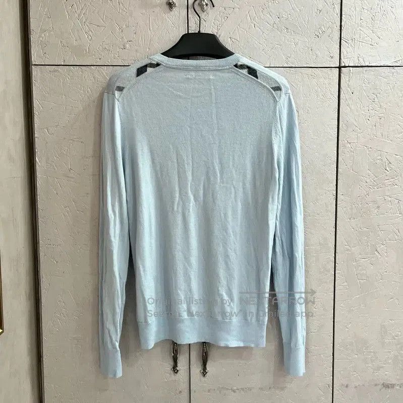 Burberry Burberry Light Blue Cashmere Knit Sweater. Size S / US 4 / IT 40 - 4 Thumbnail