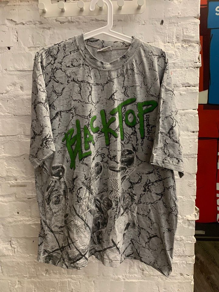 Reebok Reebok Blacktop t-shirt, vintage RBK shirt, 90s hip hop XL Size US XL / EU 56 / 4 - 4 Thumbnail