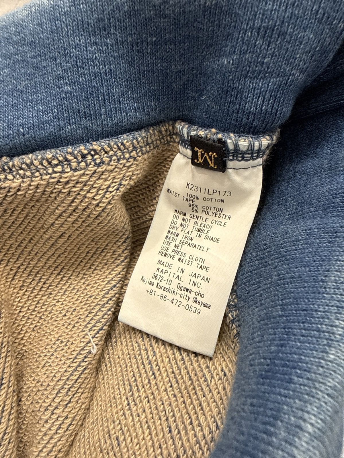 Kapital Kapital Indigo Flare Sweatpants Size Medium Size US 30 / EU 46 - 3 Thumbnail