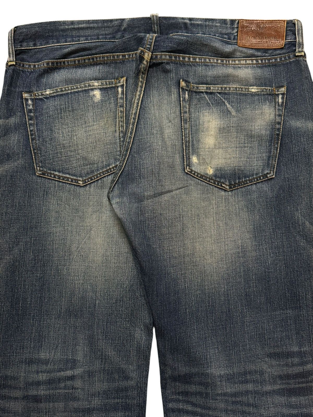Fubu Vintage Y2K Japanese Brand Blue Faded Wash Distress Wide Leg Size US 38 / EU 54 - 5 Thumbnail