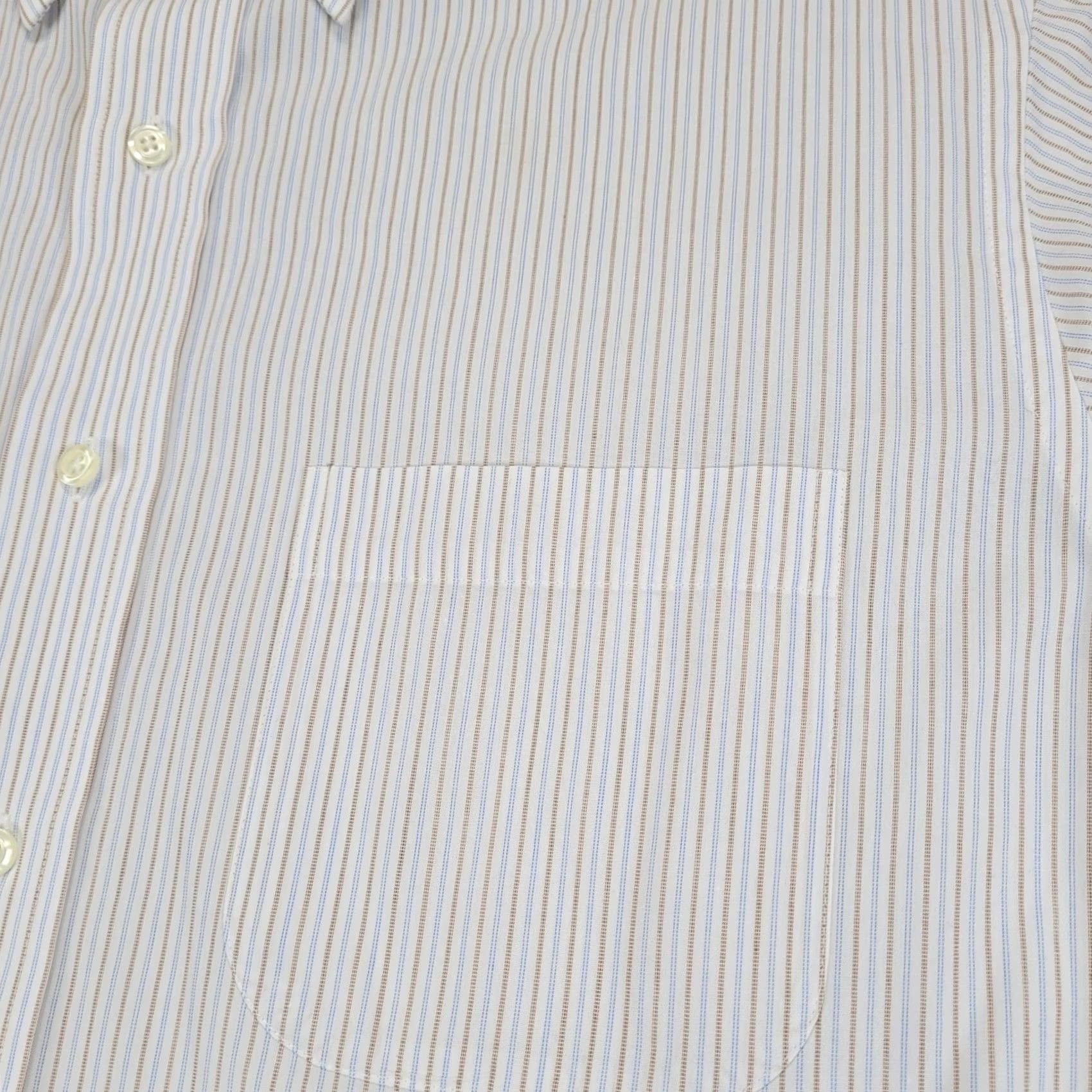 Brooks Brothers Brooks Brothers Button Down Shirt Mens Regular Fit Cotton Striped Blue Long Sleeve Preppy Size US M / EU 48-50 / 2 - 3 Thumbnail