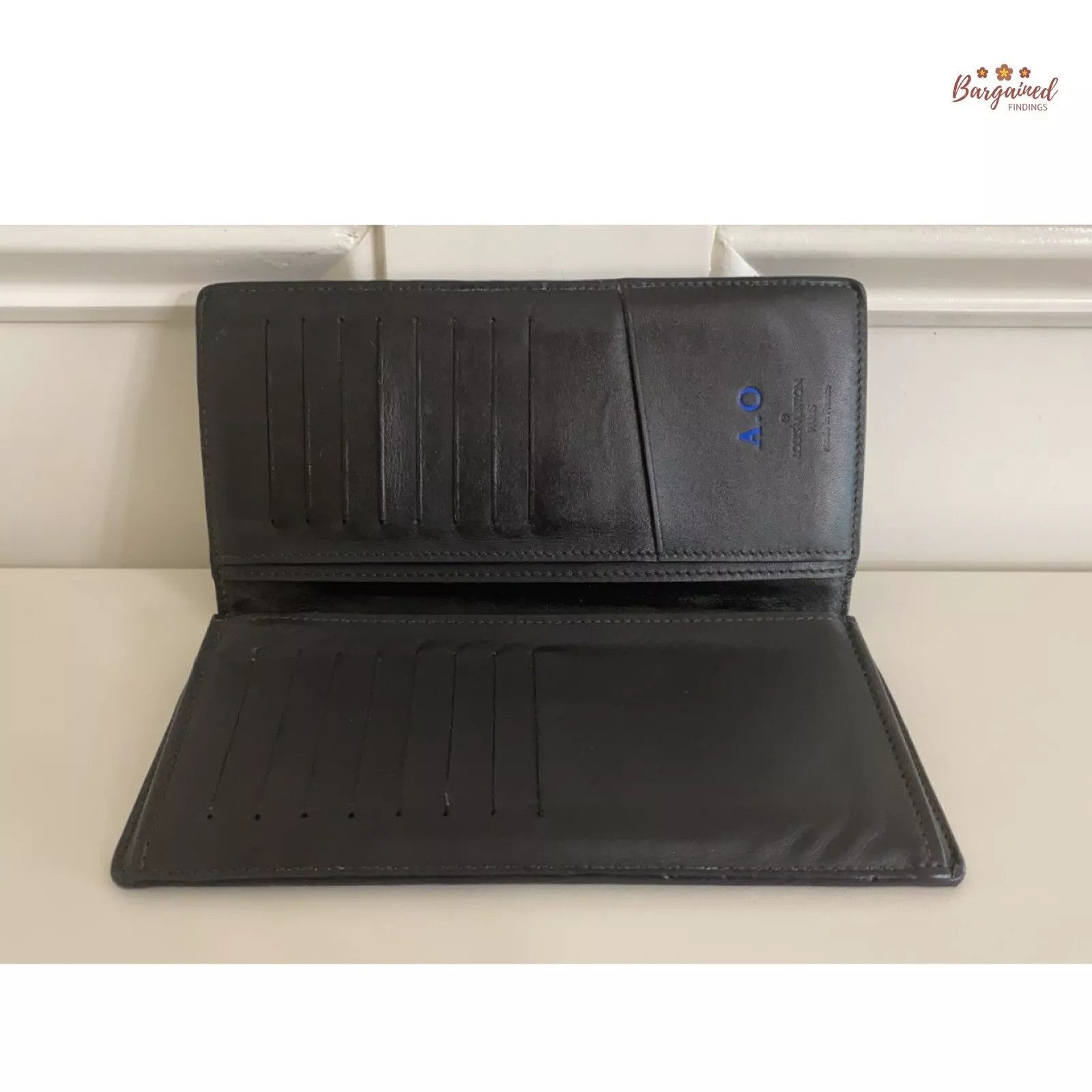 Louis Vuitton Louis Vuitton Damier Graphite Canvas Leather Brazza Wallet Size ONE SIZE - 6 Thumbnail