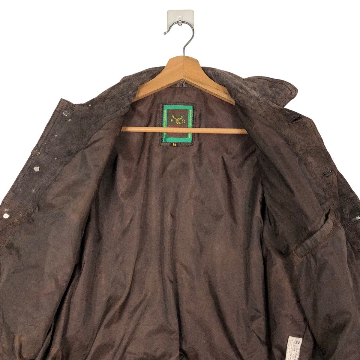 Japanese Brand 🔥Vintage Biker Fly Leather Jacket Sunvalley Japan Made Size US M / EU 48-50 / 2 - 14 Thumbnail
