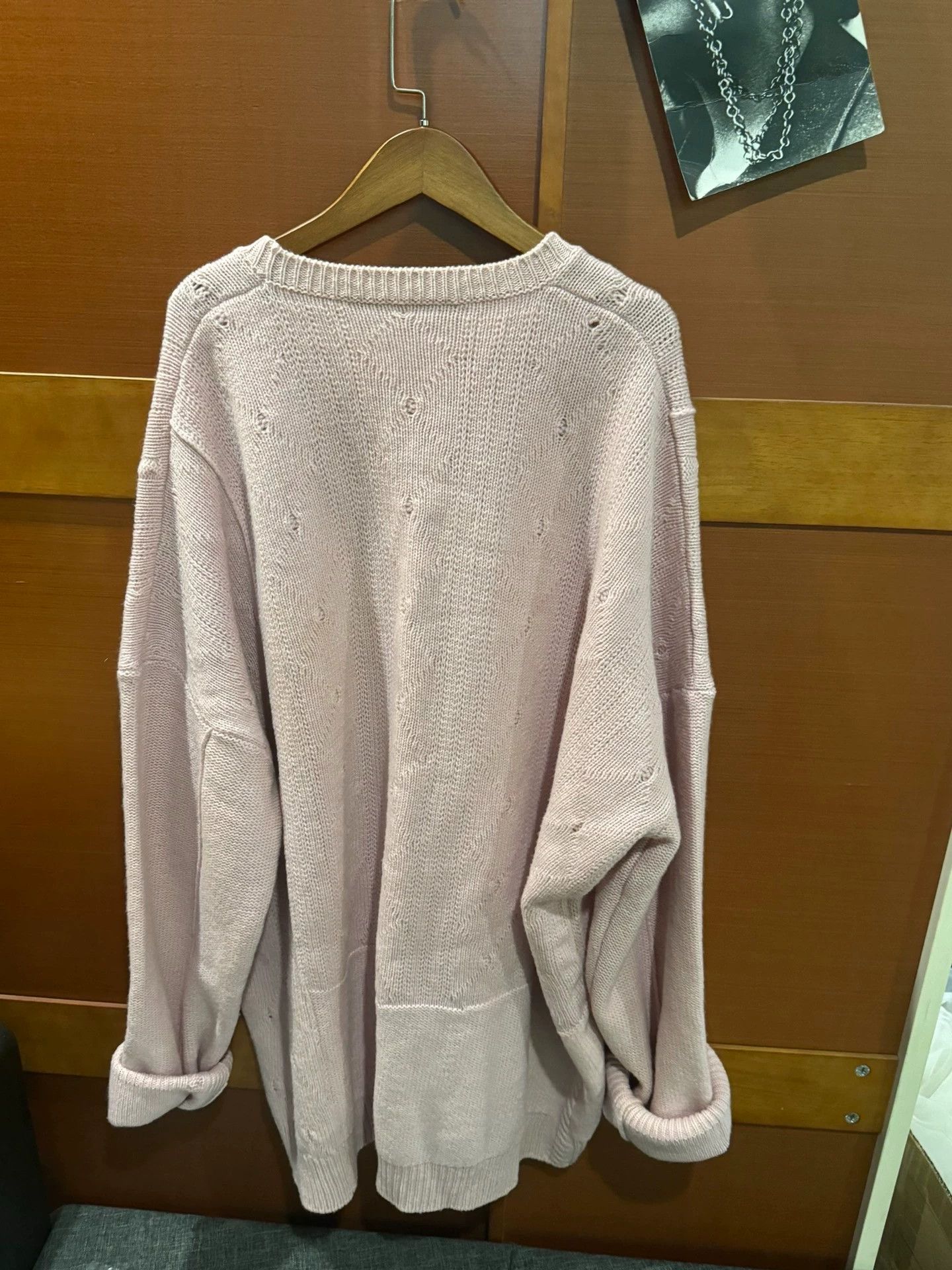 Raf Simons Raf Simons Berlin 22 Pink Oversized Sweater Size 2 Size US M / EU 48-50 / 2 - 4 Thumbnail