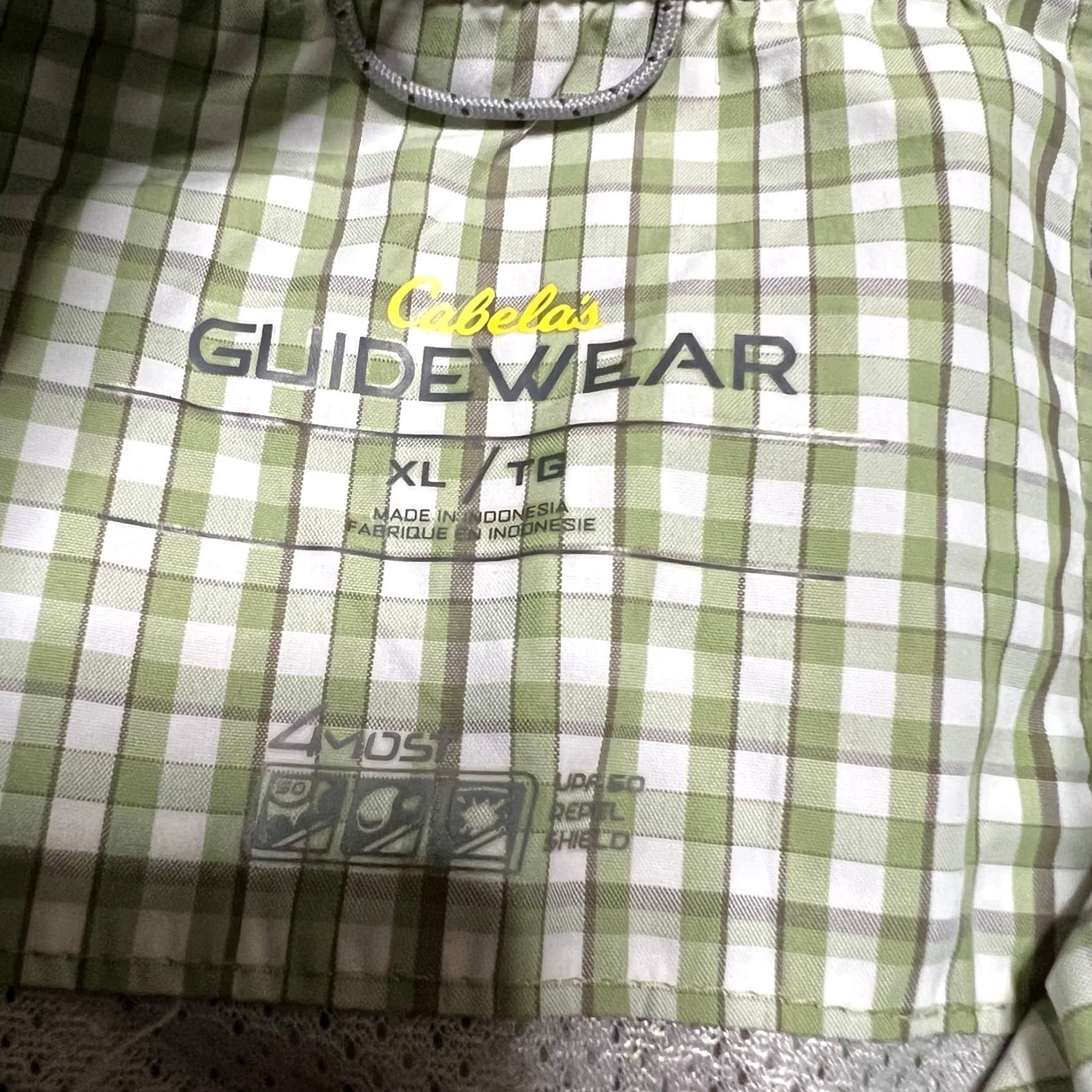 Vintage Cabela's Shirt Mens XL Guide Series Plaid Green Performance Fishing Long Sleeve Mens XL Green Shirt Size US XL / EU 56 / 4 - 7 Thumbnail