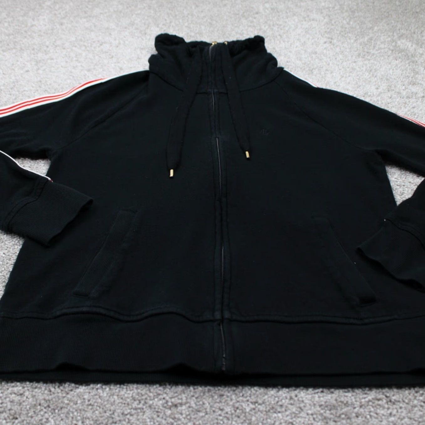 Ralph Lauren LAUREN Ralph Lauren Sweater Women Medium Black High Neck Full Zip L/S Sweatshirt Size M / US 6-8 / IT 42-44 - 2 Thumbnail
