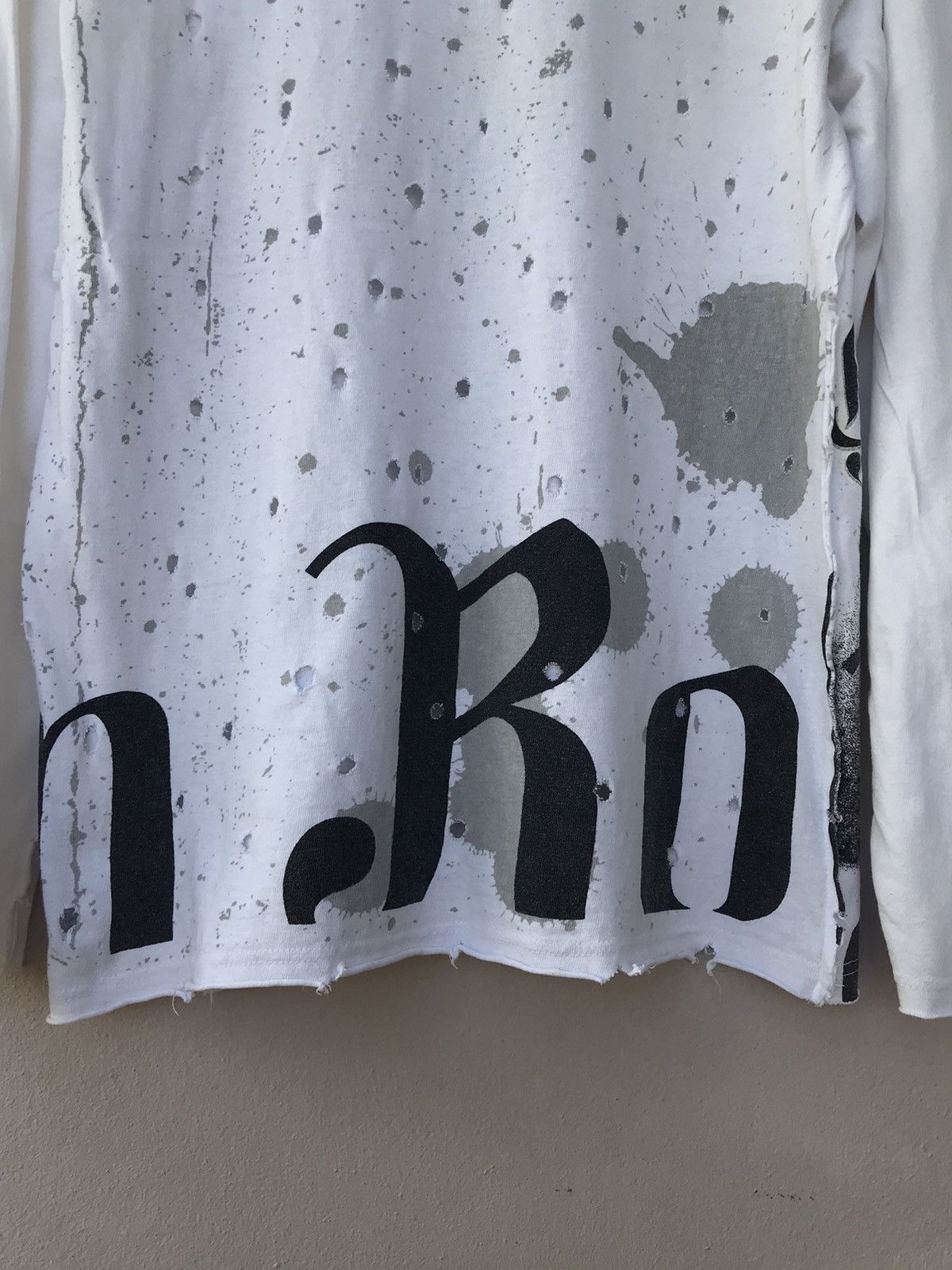 Japanese Brand Thrashed ModishGaze Venus of Rock Distressed Longsleeve Tee Size US L / EU 52-54 / 3 - 12 Thumbnail