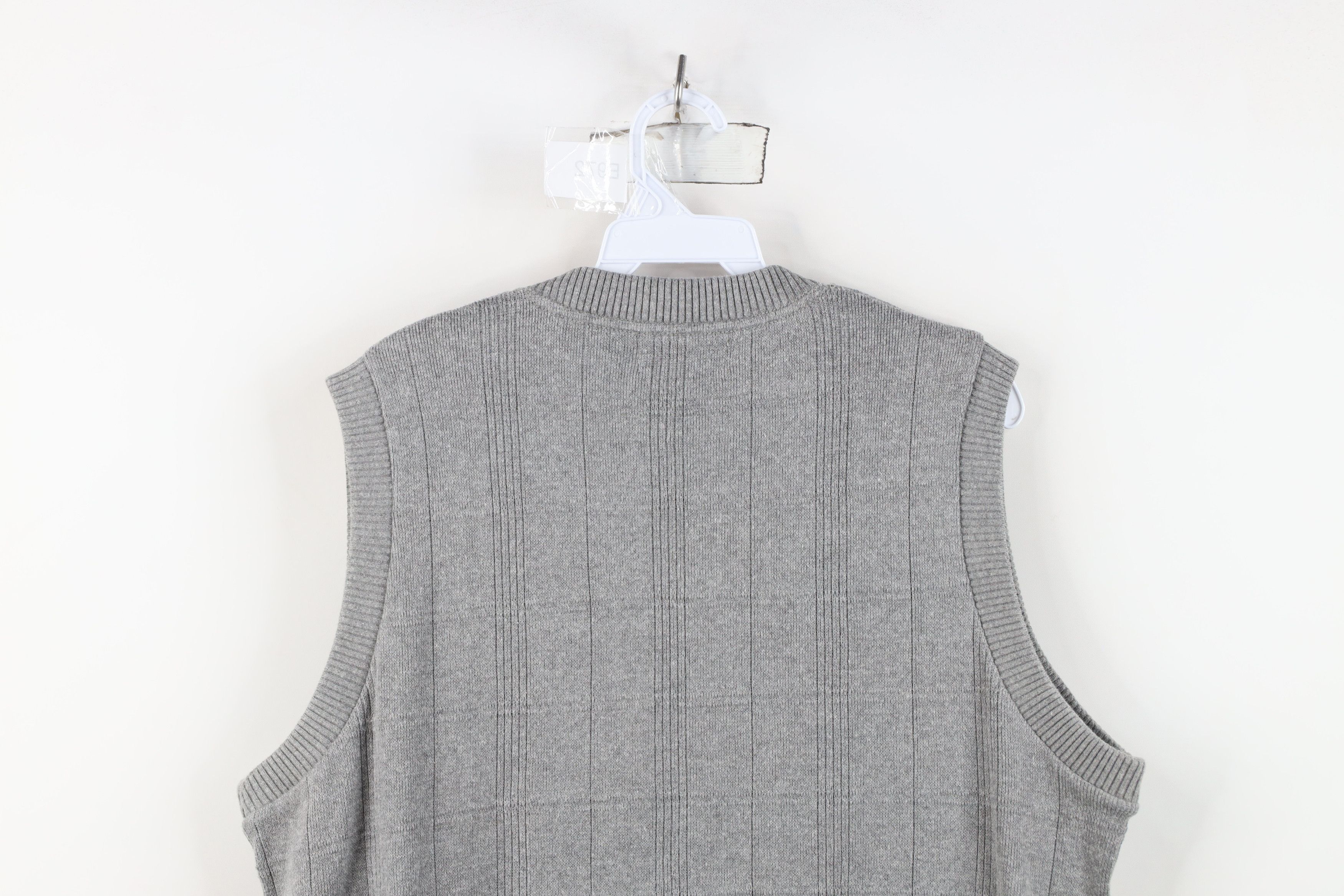 Vintage Vintage 90s Streetwear Hand Framed Knit Sweater Vest Size US L / EU 52-54 / 3 - 9 Thumbnail