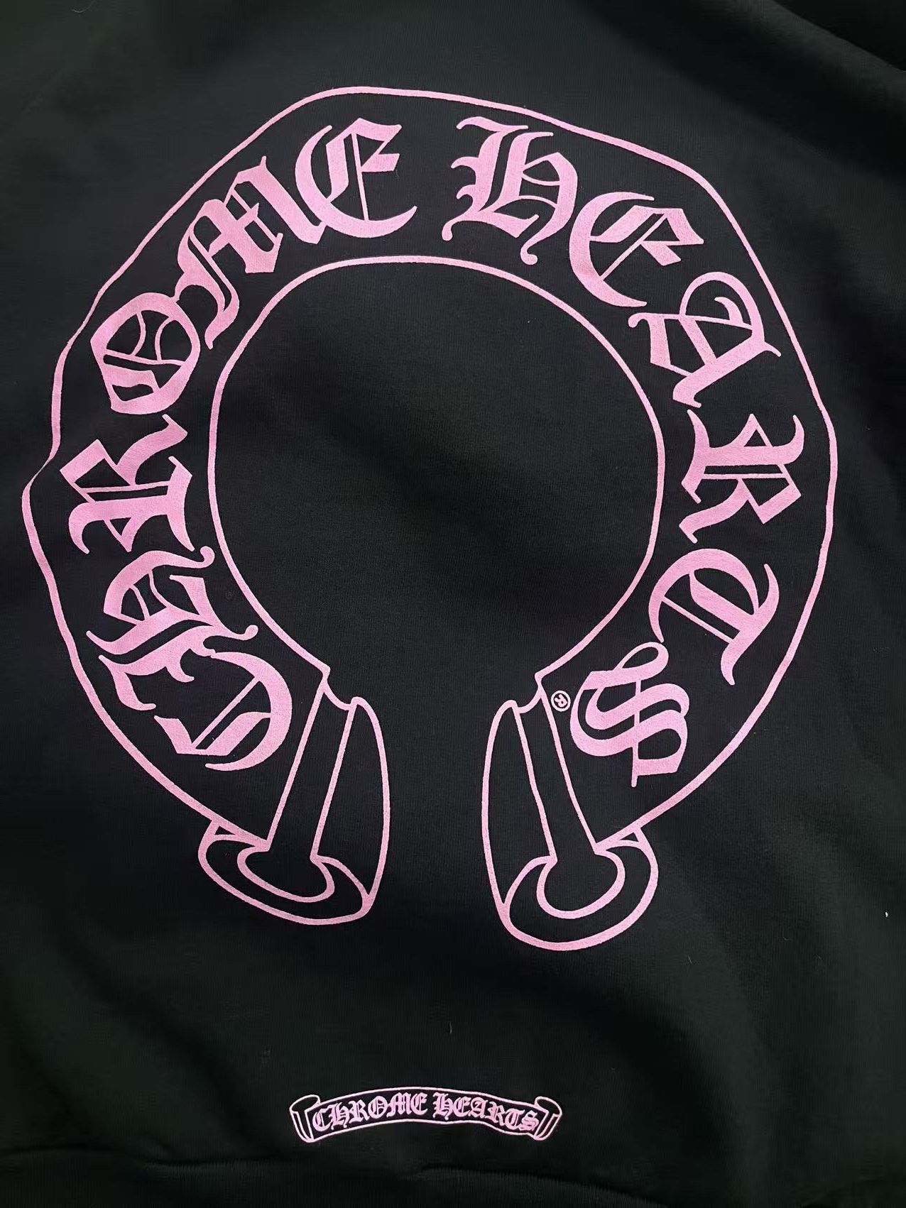 Chrome Hearts Chrome Hearts Exclusive Pink Horseshoe Logo Pullover Hoodie Size XL / US 12-14 / IT 48-50 - 7 Thumbnail