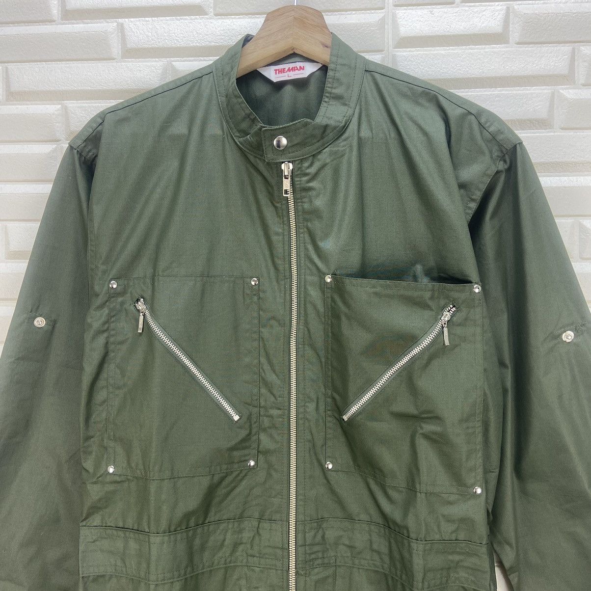 Japanese Brand The Man Punk Style Street Fashion Stylish Coveralls Size US 31 - 3 Thumbnail