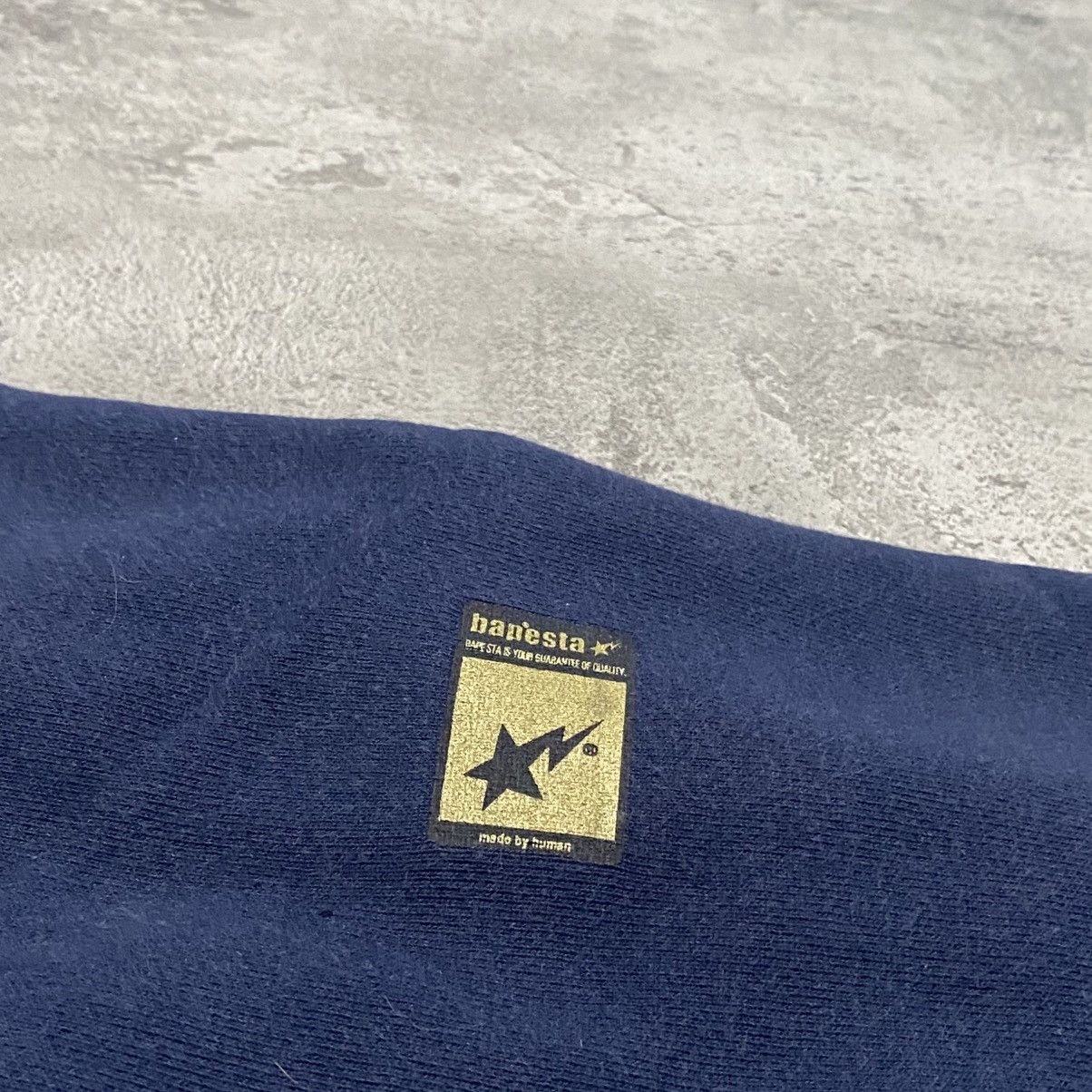 Bape Bape Sta Logo Navy Pullover Hoodie Size US L / EU 52-54 / 3 - 6 Thumbnail