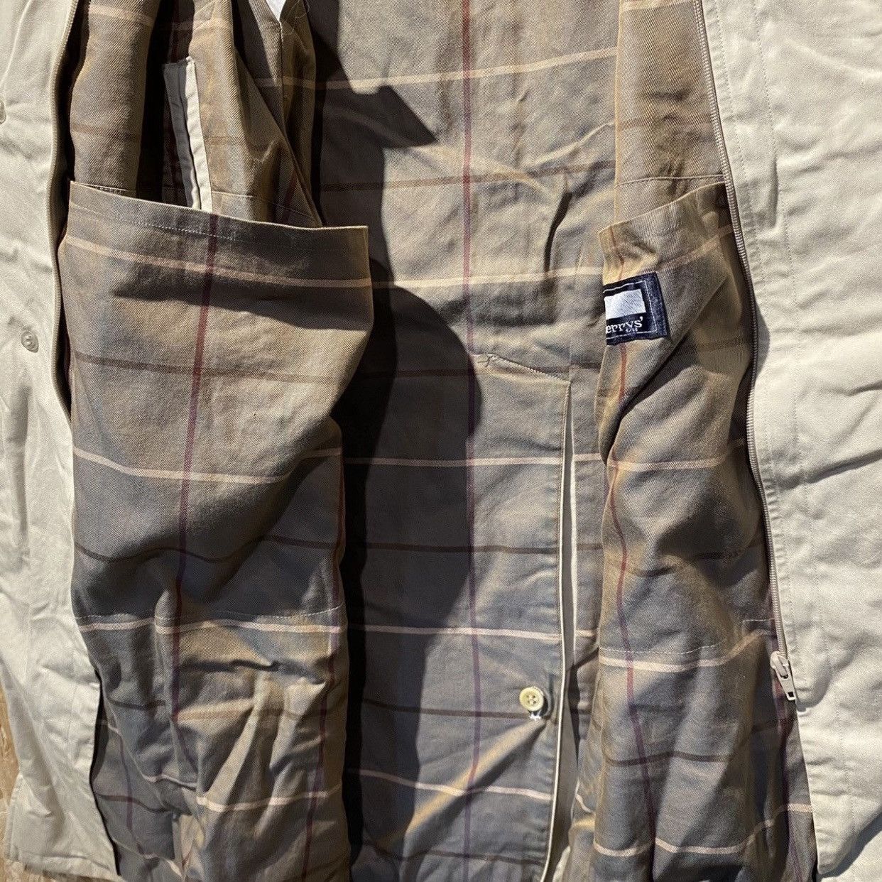 Burberry × Vintage Vintage 90s Burberry Trench Coat Check Size US L / EU 52-54 / 3 - 11 Thumbnail