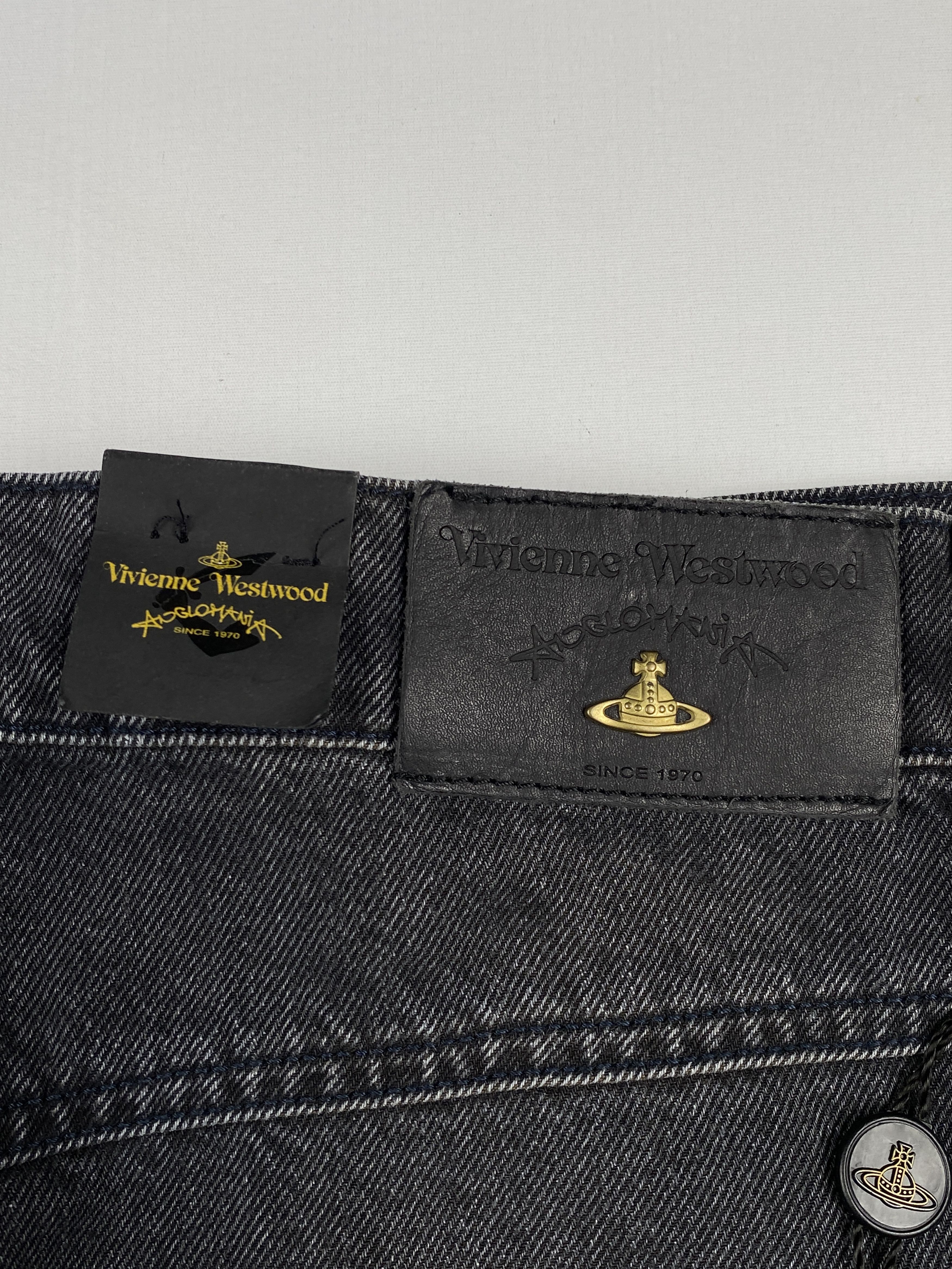 Vivienne Westwood Contrasting Waistband Denim Jeans Size US 32 / EU 48 - 13 Thumbnail