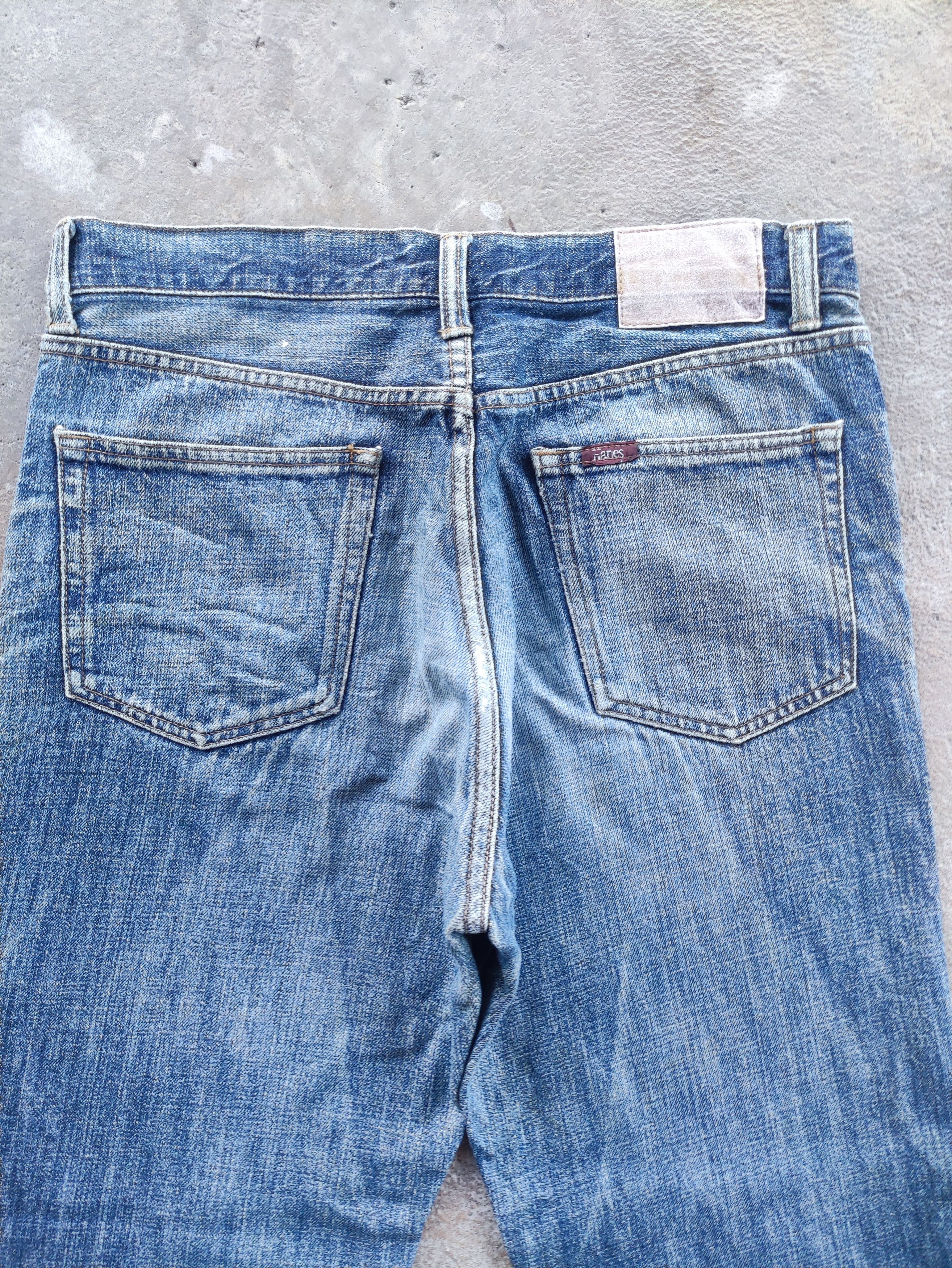 Hanes × Jean Vintage Hanes Jeans Distressed Faded Denim Pants W31 Size US 31 - 9 Thumbnail