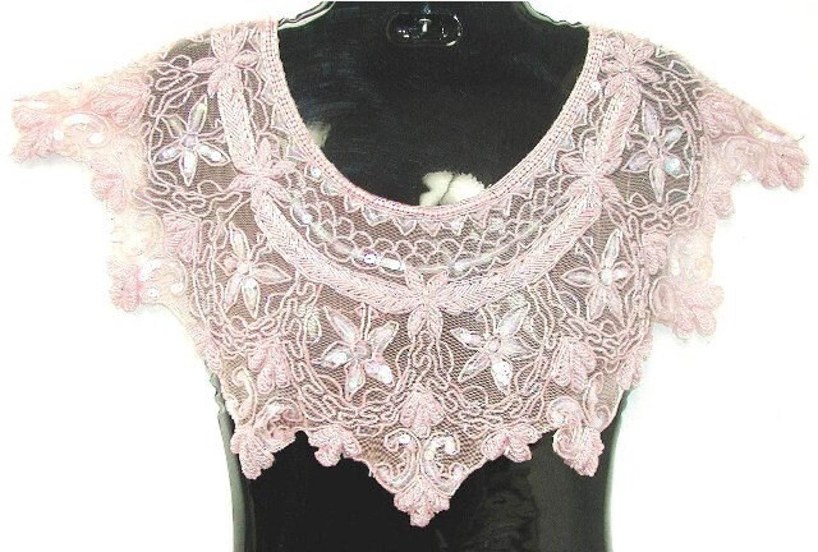 Designer Sequin Shawl/Wrap Pink Size ONE SIZE - 1 Preview