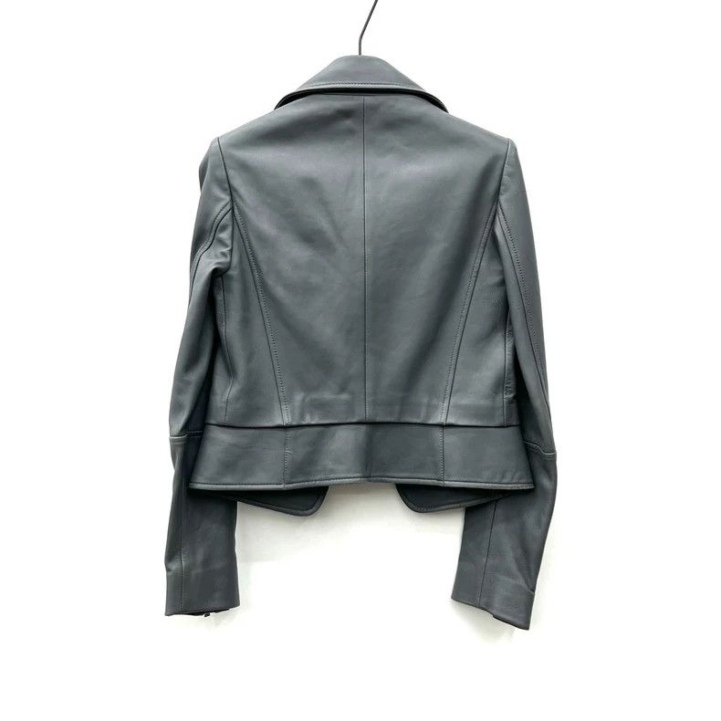 Balenciaga Balenciaga size 34 Grey motorcycle leather jacket Size XS / US 0-2 / IT 36-38 - 2 Thumbnail