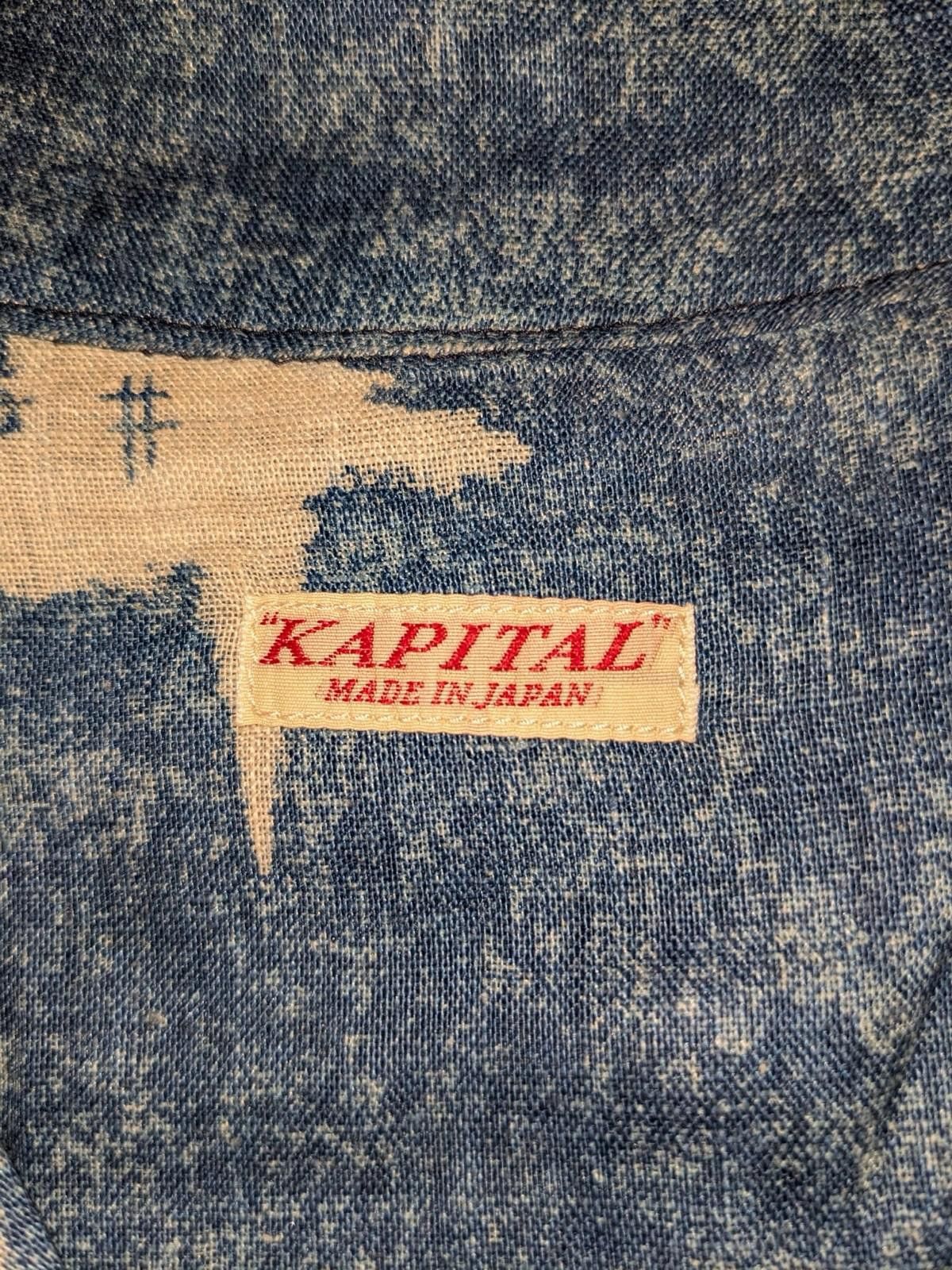 Kapital Kapital Voile Gauze Star Pattern Discharge Aloha Shirt 4 Size US XL / EU 56 / 4 - 6 Thumbnail