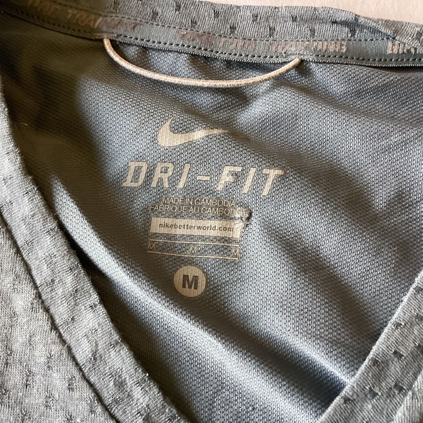 Nike Nike Mesh Dri-Fit Running Tee Size US M / EU 48-50 / 2 - 5 Thumbnail