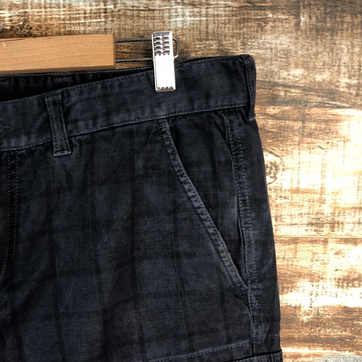 Comme Ca Ism DL Comme Ca Ism checkered Cargo Multipocket Pants #C644 Size US 32 / EU 48 - 8 Thumbnail