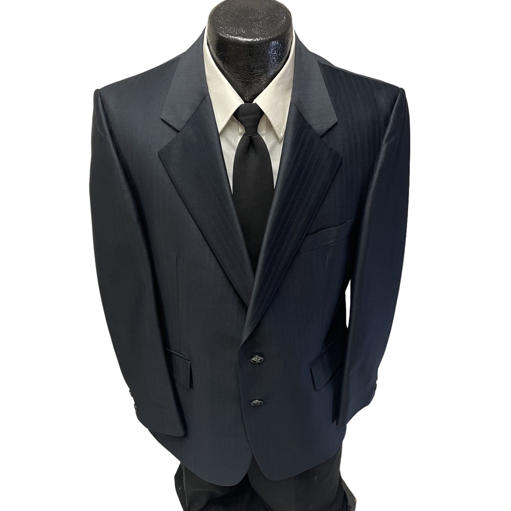 Other Vtg Walter Pyes MOD HOLLYWOOD Sport Coat NAVY BLUE Jacket Size 38R - 1 Thumbnail