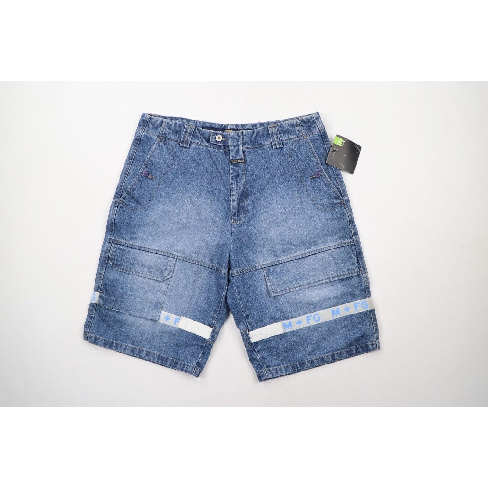 Vintage Marithe discount Francois Girbaud Spell Out Jean Shorts Men’s Size 36 Crop Pant