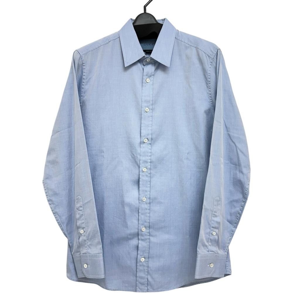 Gucci Gucci Gucci 448533 Cotton Shirt Cotton Dress Shirt 448533 Size ONE SIZE - 1 Thumbnail