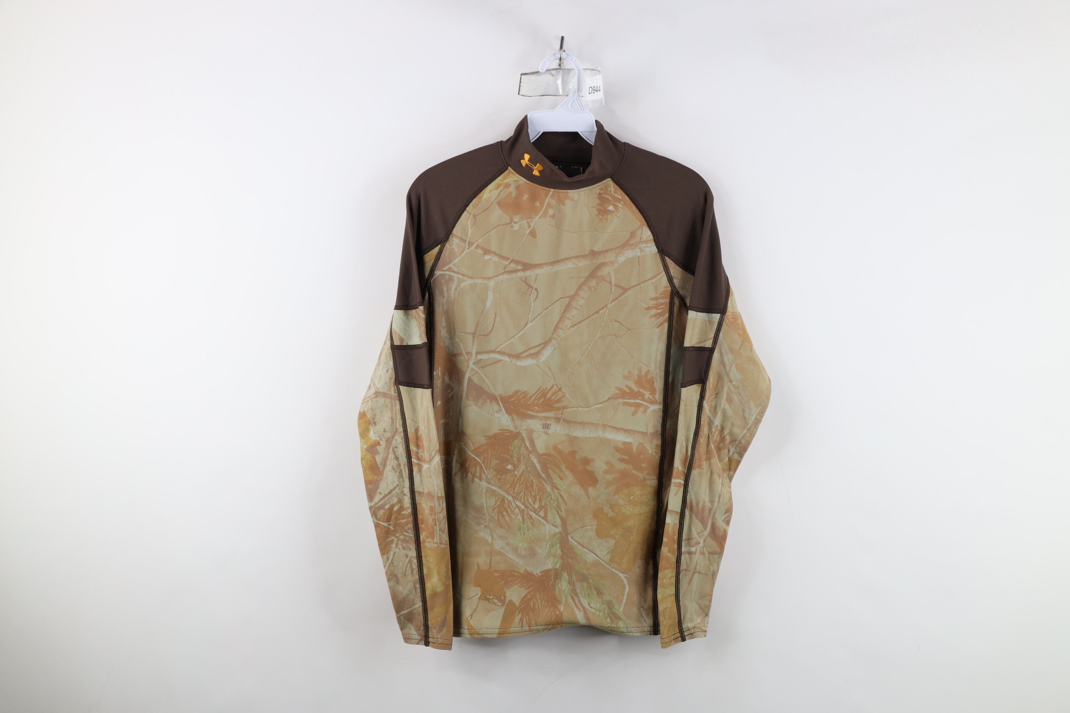 Under Armour Vintage Under Armour Tactical Camouflage Mock Neck Shirt Size US L / EU 52-54 / 3 - 1 Thumbnail