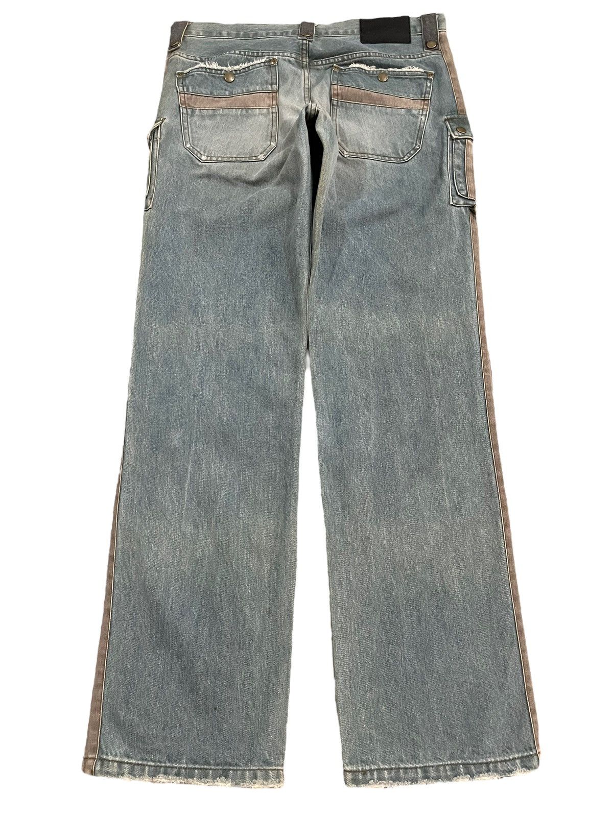 Nicole Club Vintage Japan Monsieur Nicole Cargo Style Loose Jeans Size US 34 / EU 50 - 2 Thumbnail