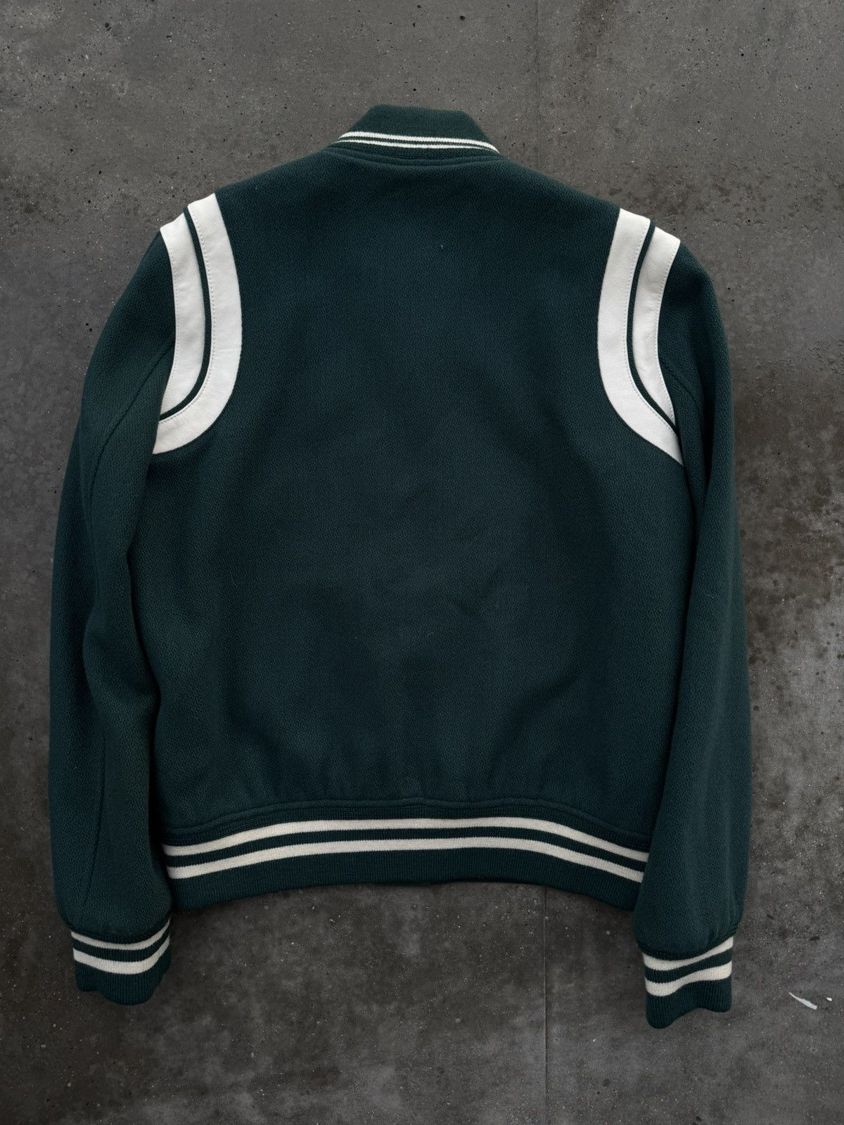 Hedi Slimane Ultra Rare Dark green hedi slimane teddy bomber jacket Size US L / EU 52-54 / 3 - 2 Thumbnail
