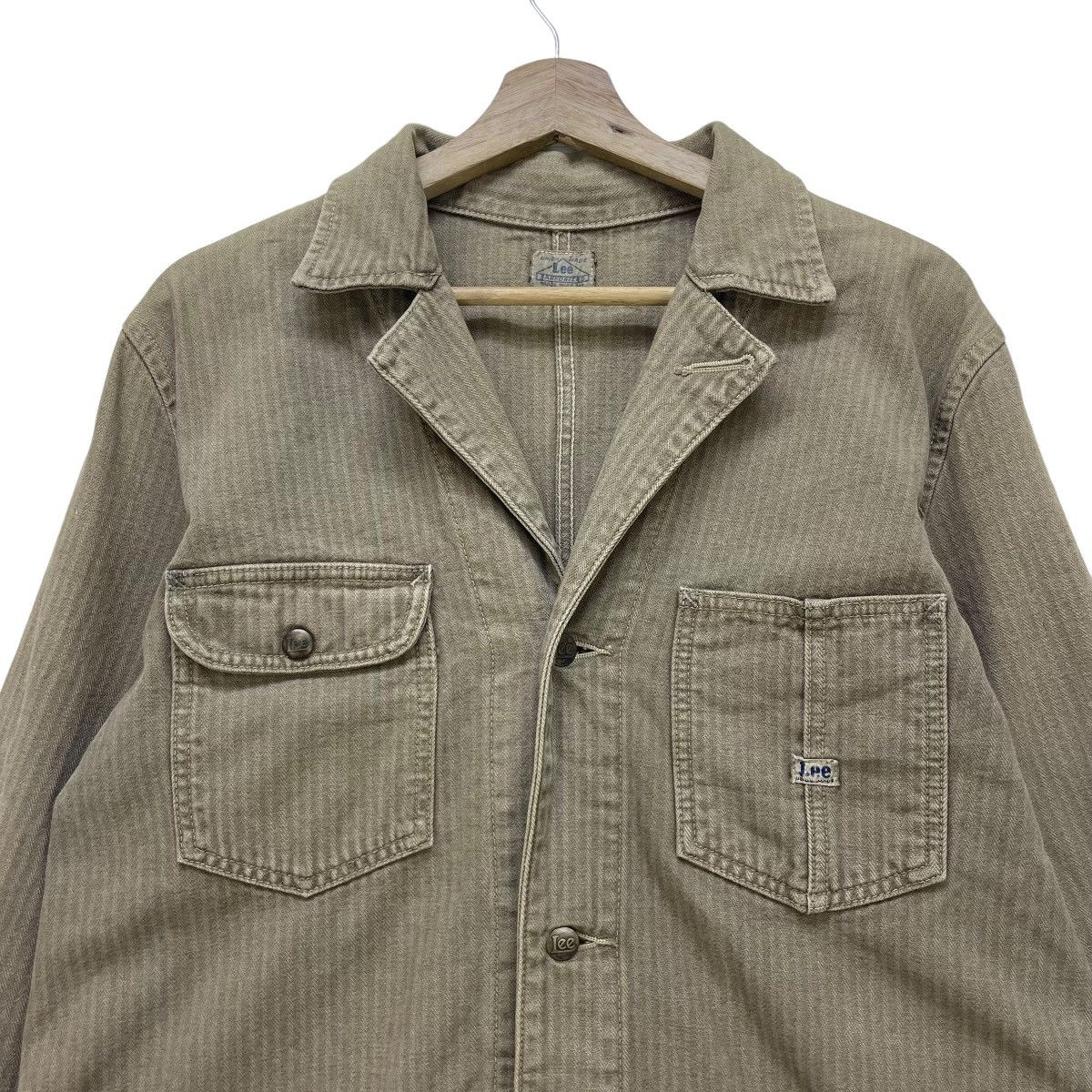 Lee 🔥Vtg 90s Lee Sanforized Union Made Chore Coat Workwear Size US M / EU 48-50 / 2 - 3 Thumbnail