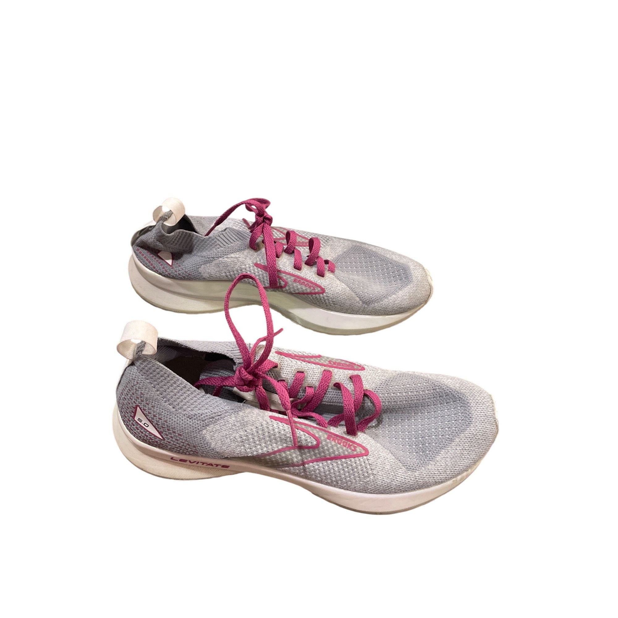 Brooks Brooks Levitate 5 Stealth wms gray pink walk run sneakers sz Size US 7.5 / IT 37.5 - 3 Thumbnail
