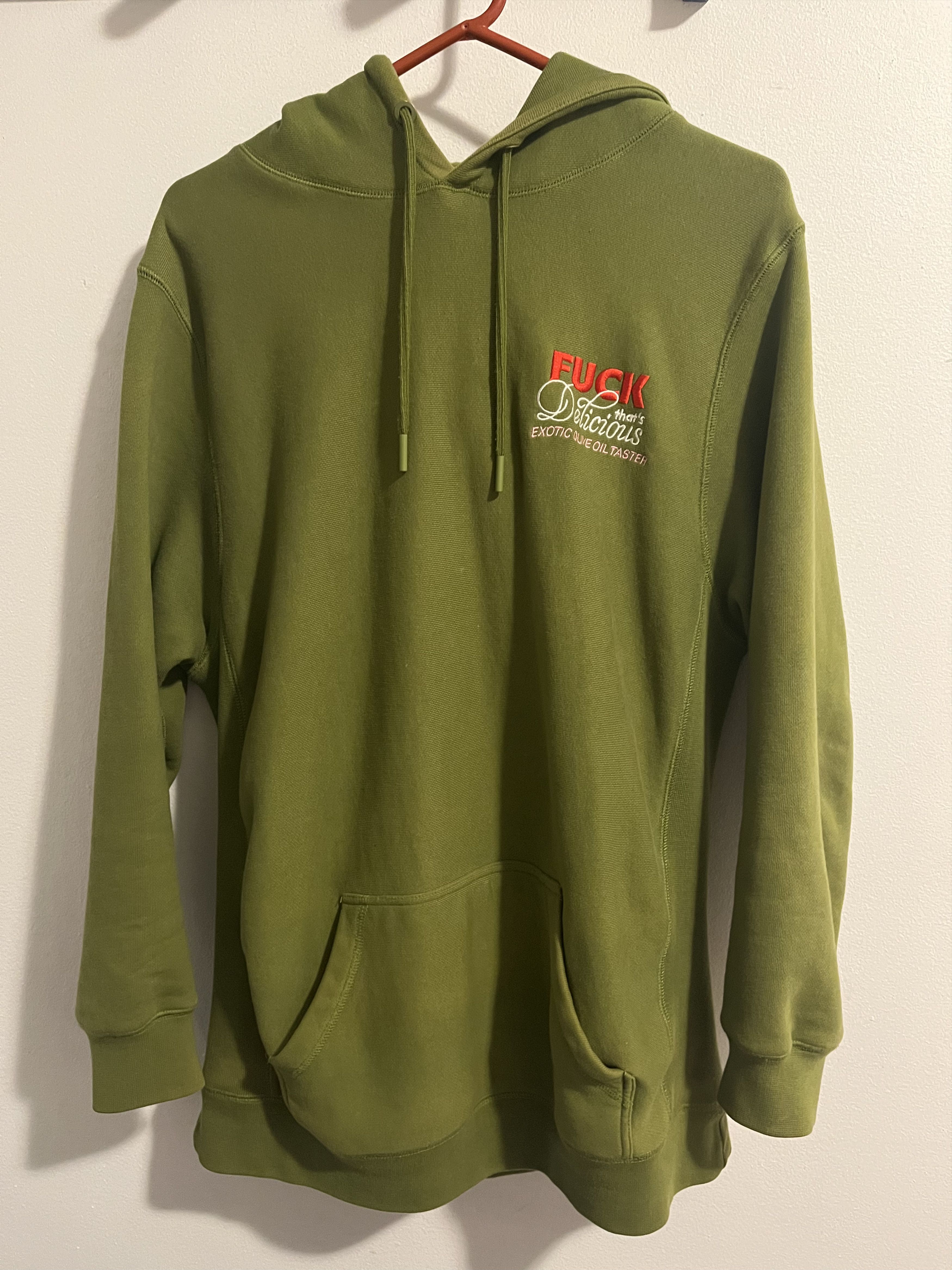 Action Bronson Fuck That's Delicious Hoodie - Exotic Olive Oil Taster Size US L / EU 52-54 / 3 - 1 Thumbnail