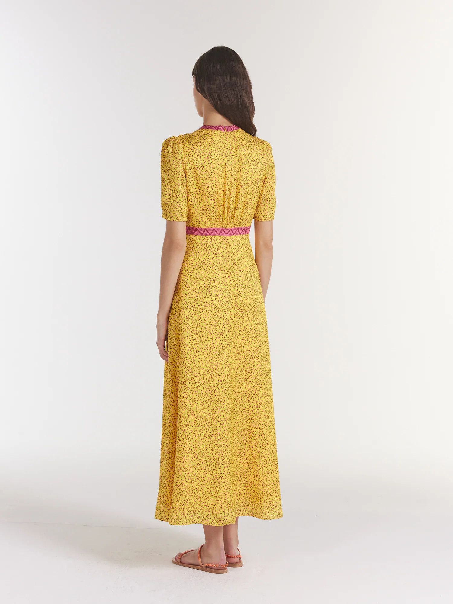 Other o1s22i1n0924 Midi Tabitha in Yellow Size XS / US 0-2 / IT 36-38 - 3 Thumbnail