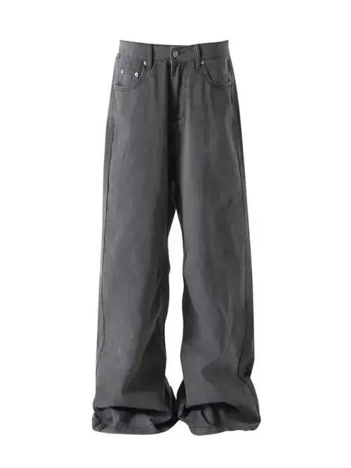 Jean Retro street bootcut casual straight jeans Size US 32 / EU 48 - 3 Thumbnail