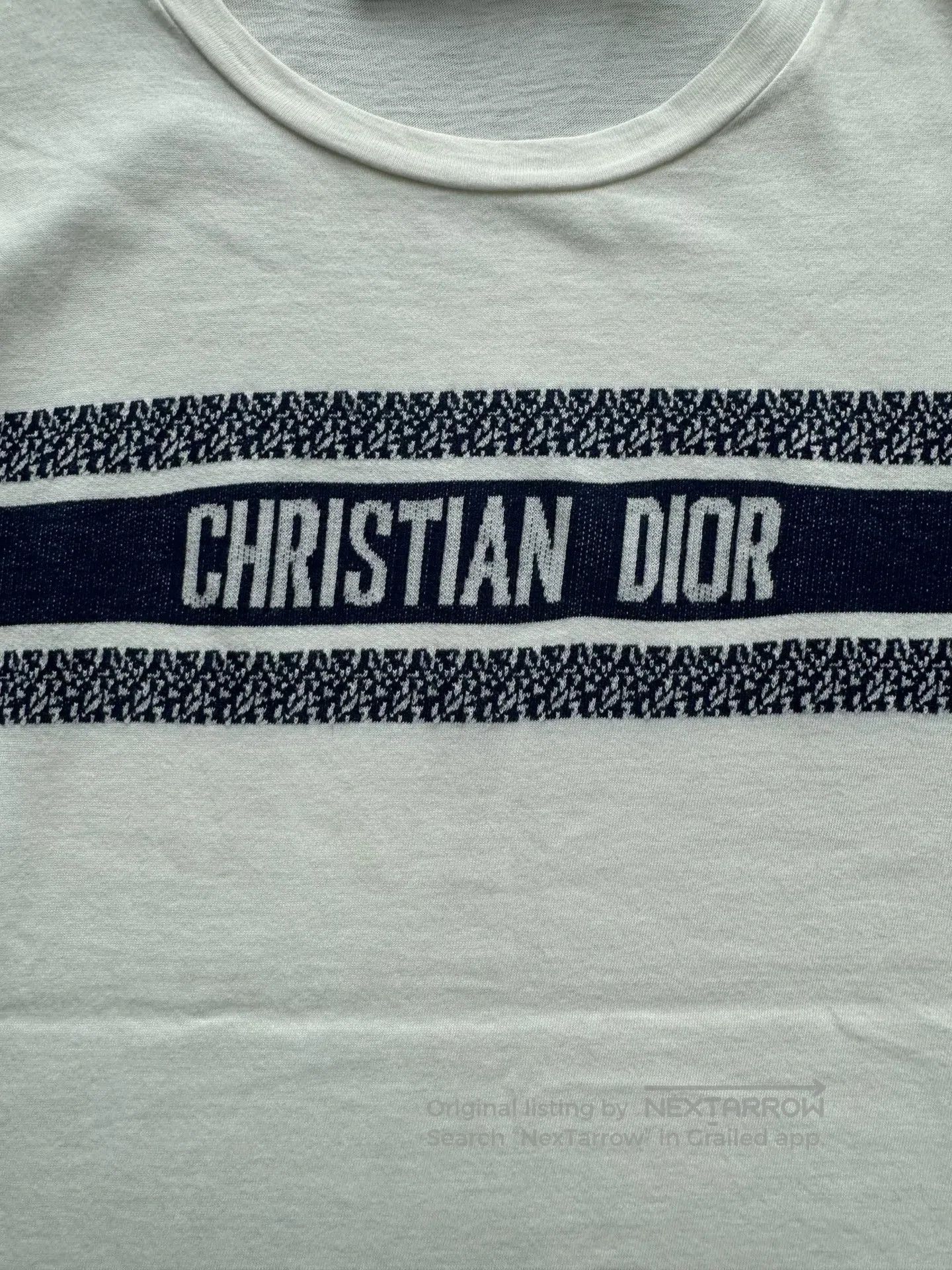 Dior Dior Slogan Logo Short Sleeve T-Shirt| Size XS / US 0-2 / IT 36-38 - 4 Thumbnail